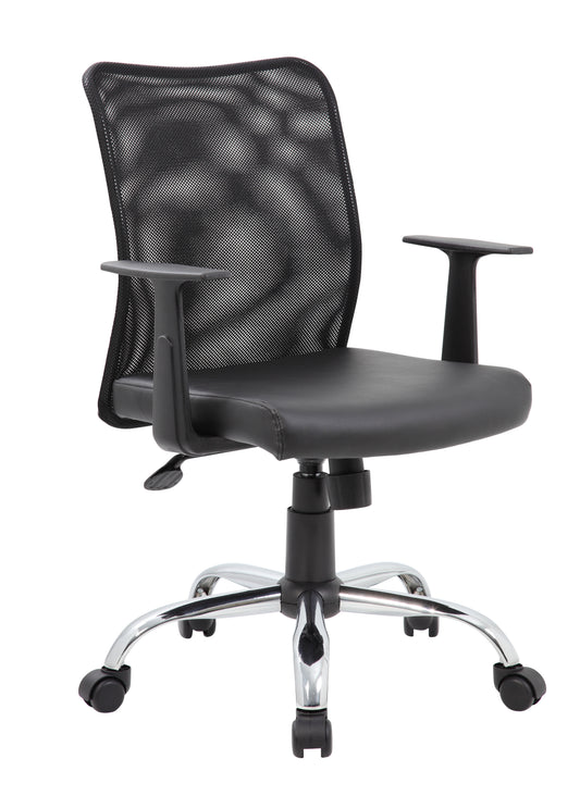 Boss Budget Mesh Task Chair W/ T-Arms