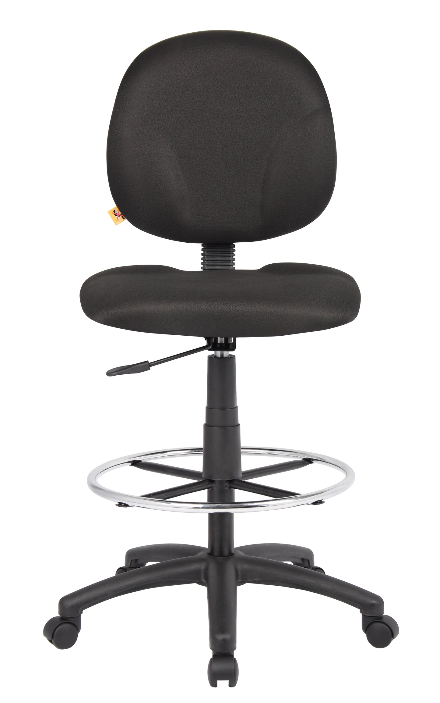 Boss Black Fabric Drafting Stools W/Footring image 6