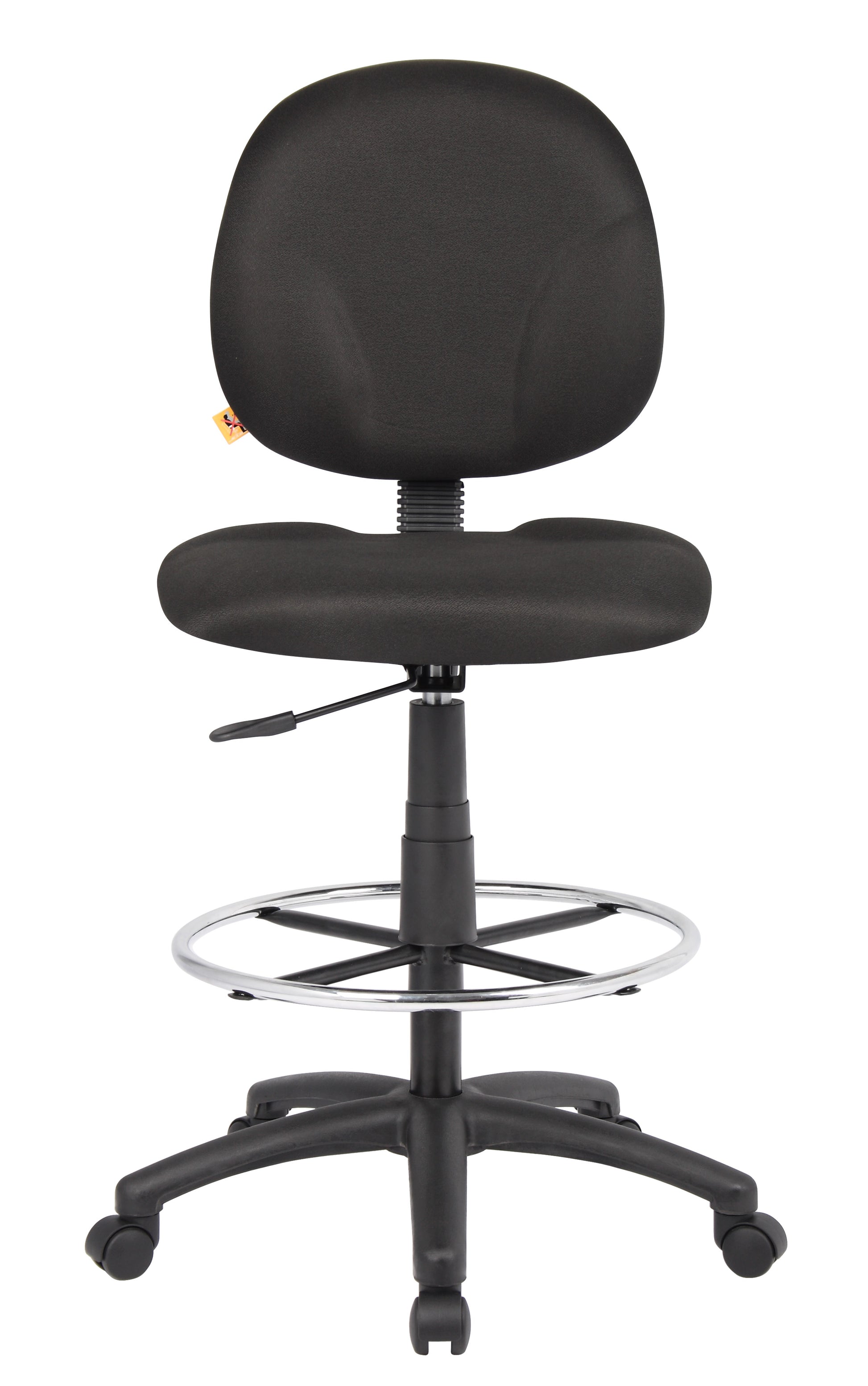 Boss Black Fabric Drafting Stools W/Footring image 6