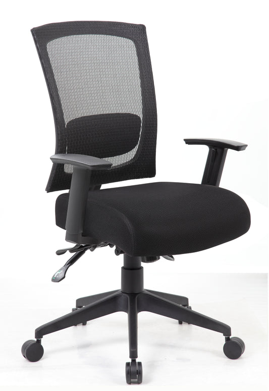 Boss Contract Mesh Back Task Chair w/ Seat Slider
