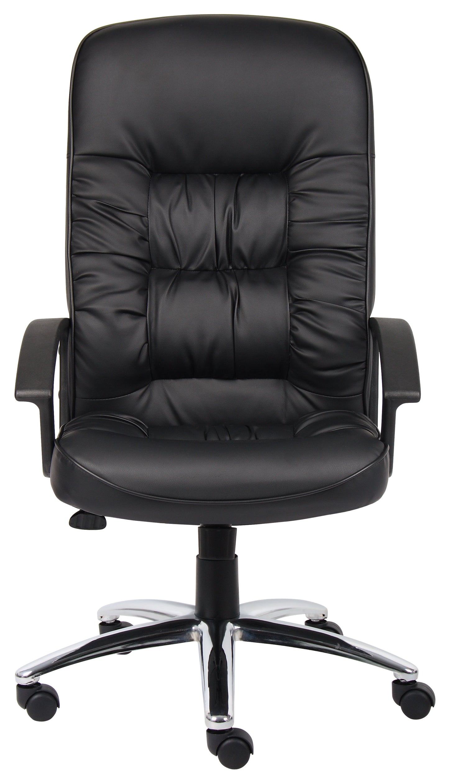 Boss High Back LeatherPlus Chair W/ Chrome Base image 6
