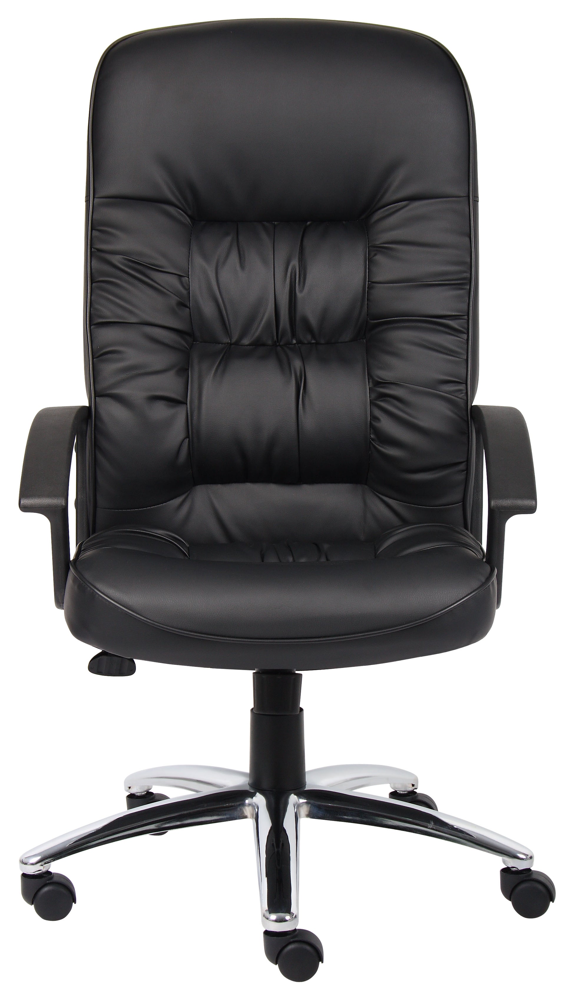 Boss High Back LeatherPlus Chair W/ Chrome Base image 6