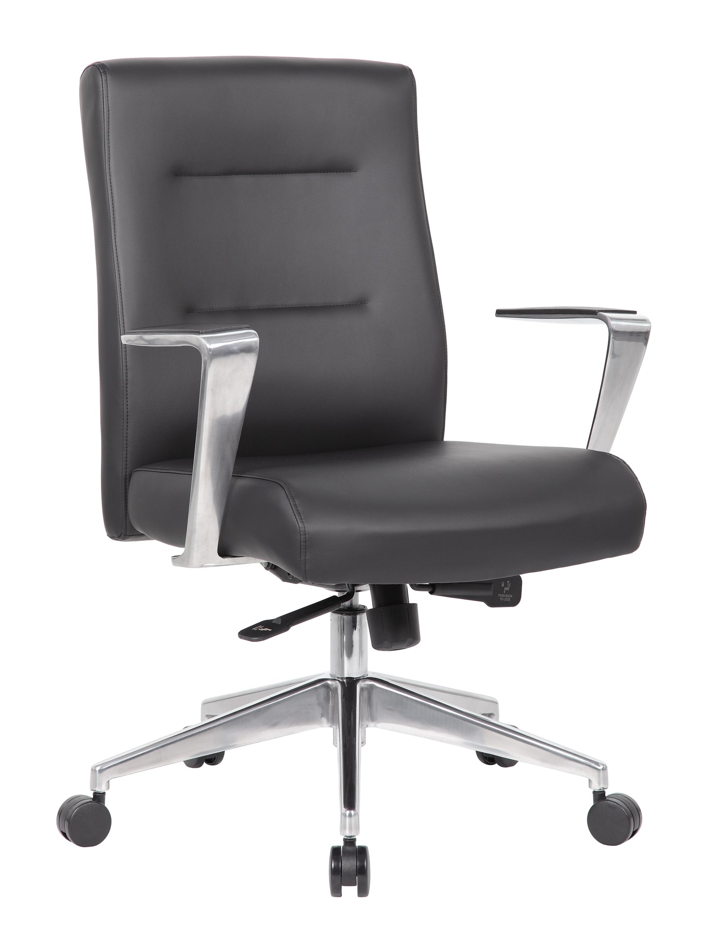 Boss Modern Conference Chair with Aluminum Arm & Base