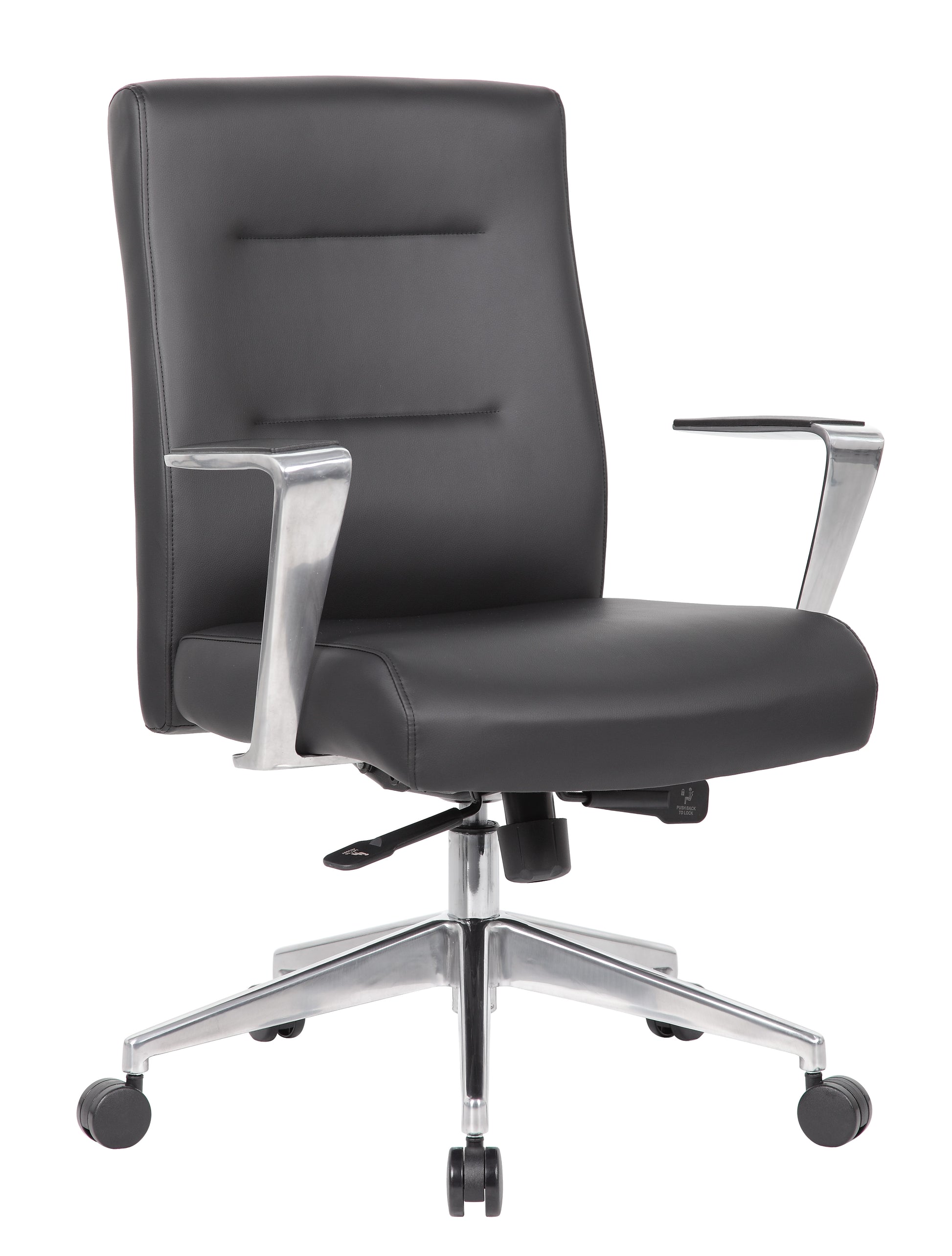 Boss Modern Conference Chair with Aluminum Arm & Base