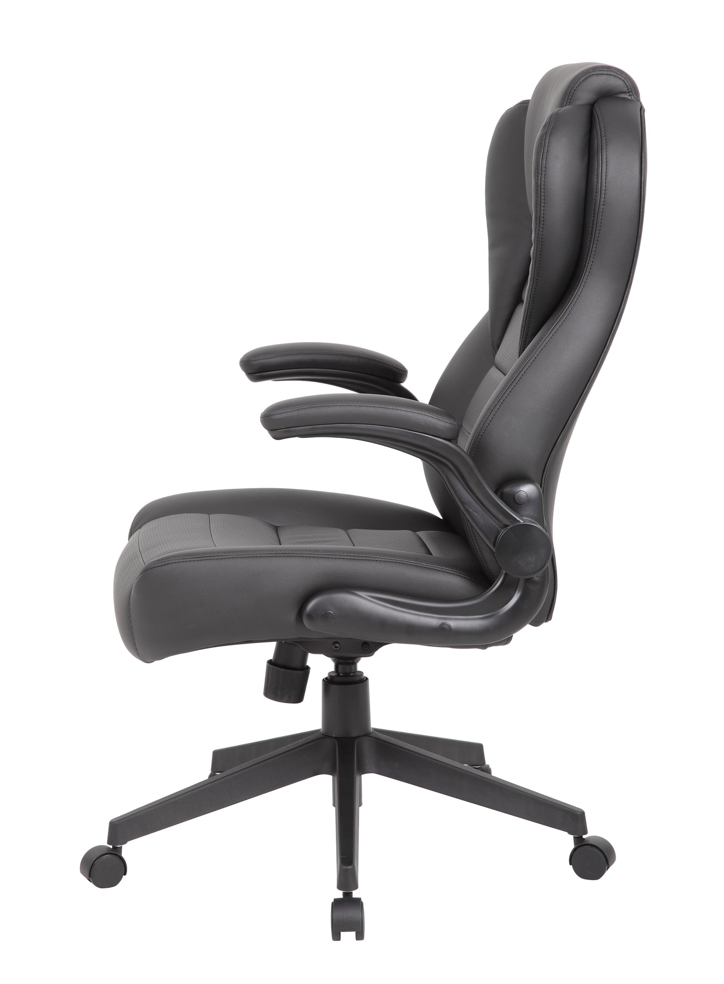 Boss Executive High Back CaressoftPlus Flip Arm Chair image 7