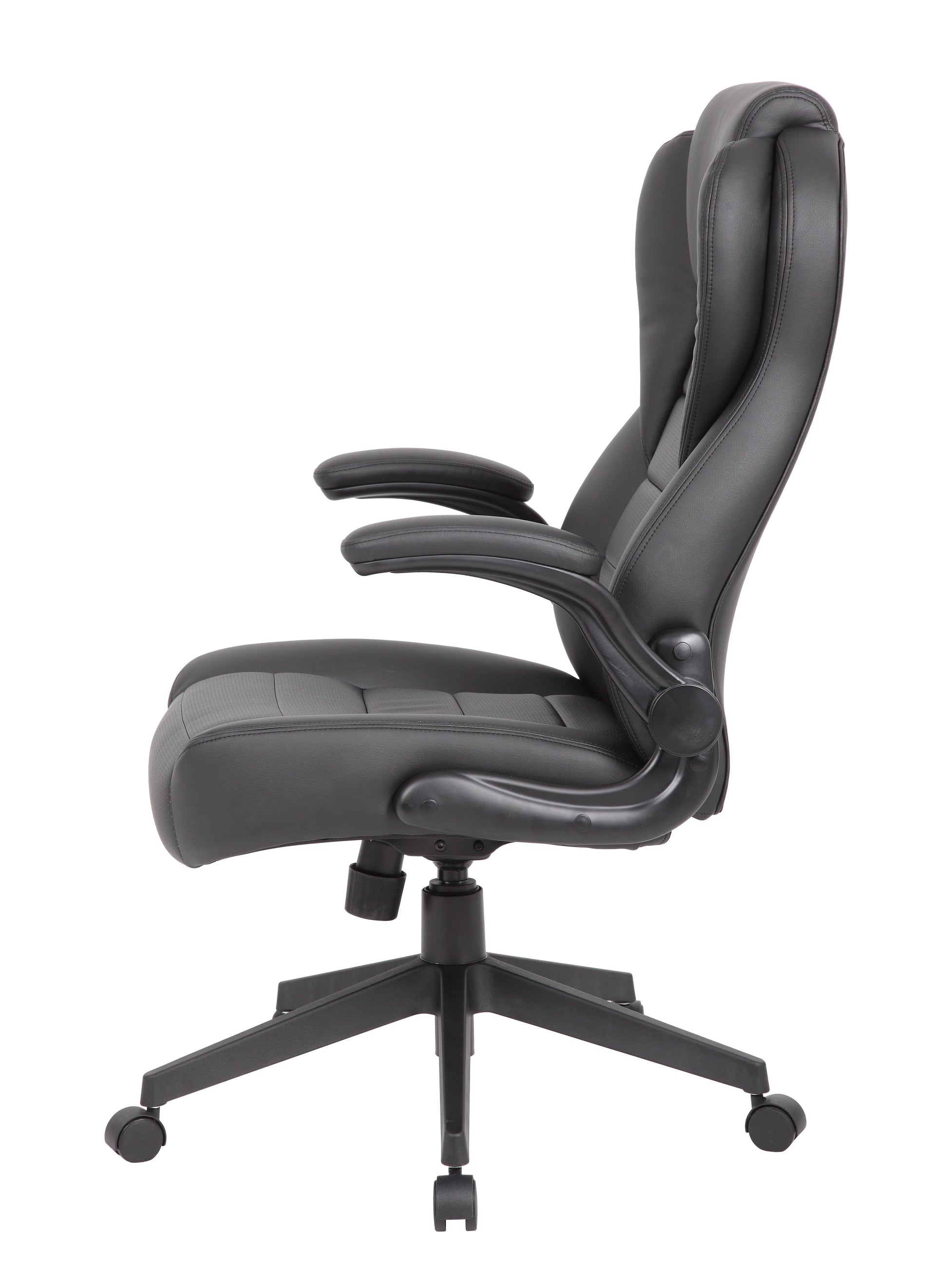 Boss Executive High Back CaressoftPlus Flip Arm Chair image 7