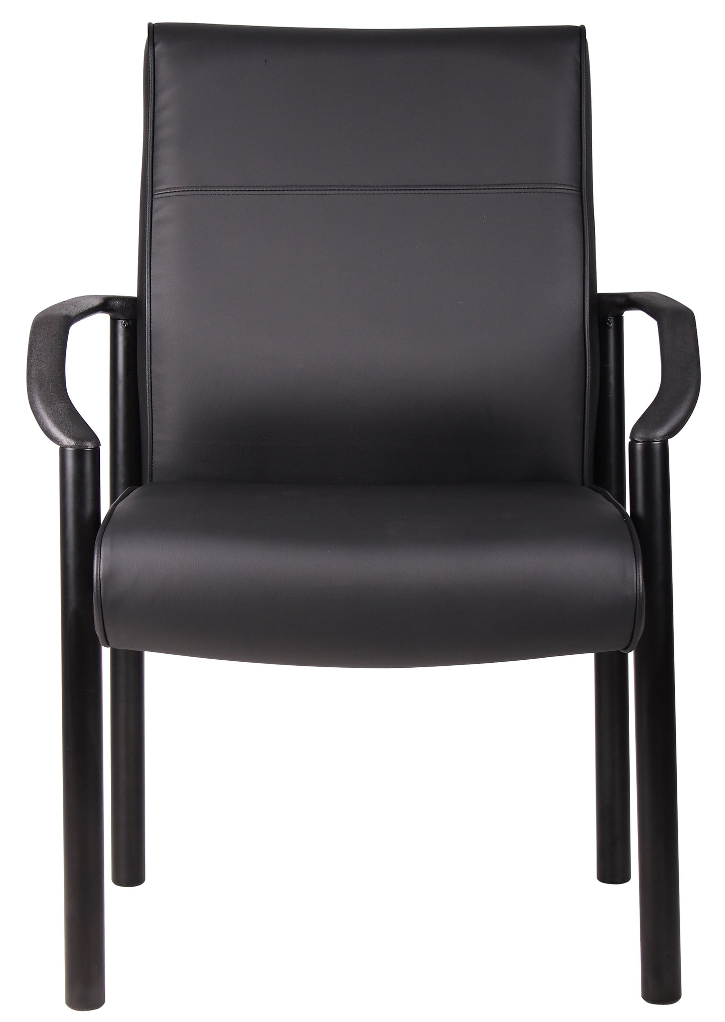 Boss Mid Back Guest Chair In LeatherPlus image 6