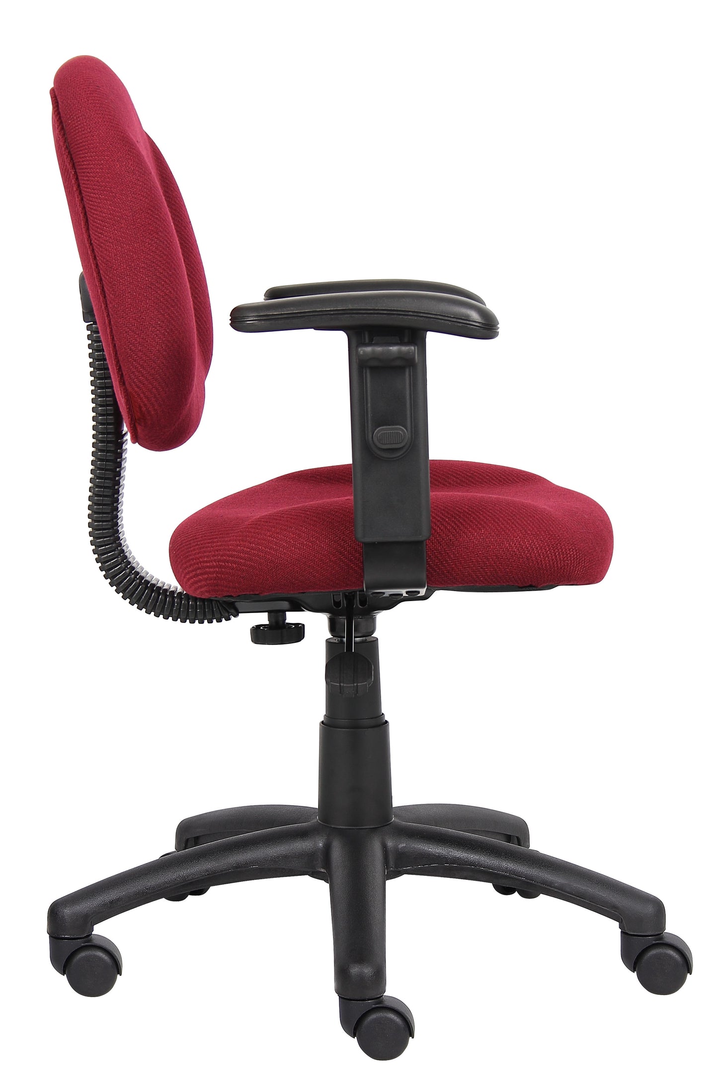 Boss Burgundy  Deluxe Posture Chair W/ Adjustable Arms image 8