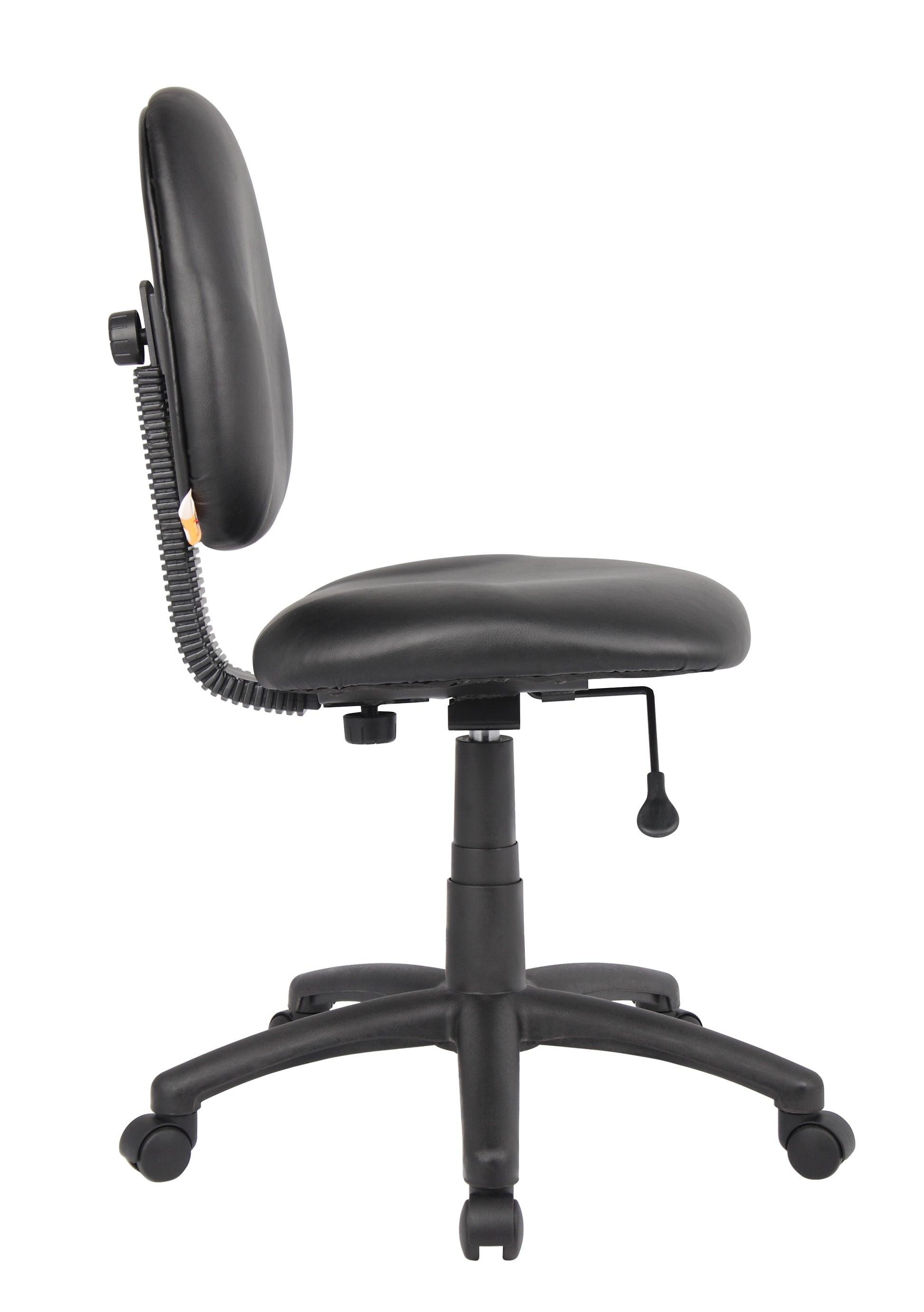 Boss Diamond Task Chair In Black Antimicrobial Vinyl image 8