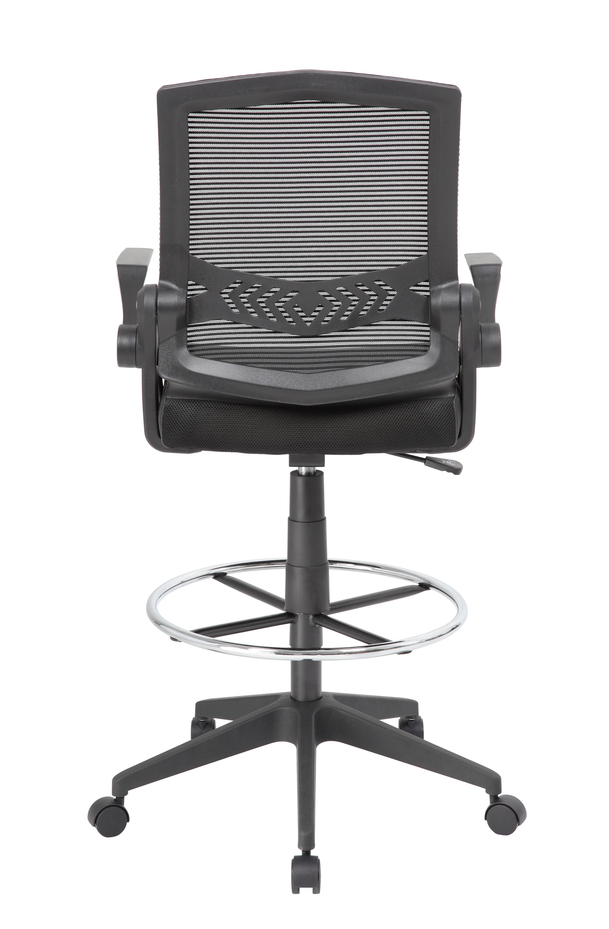 Boss Mesh Drafting Stool w/ Flip Arms image 5