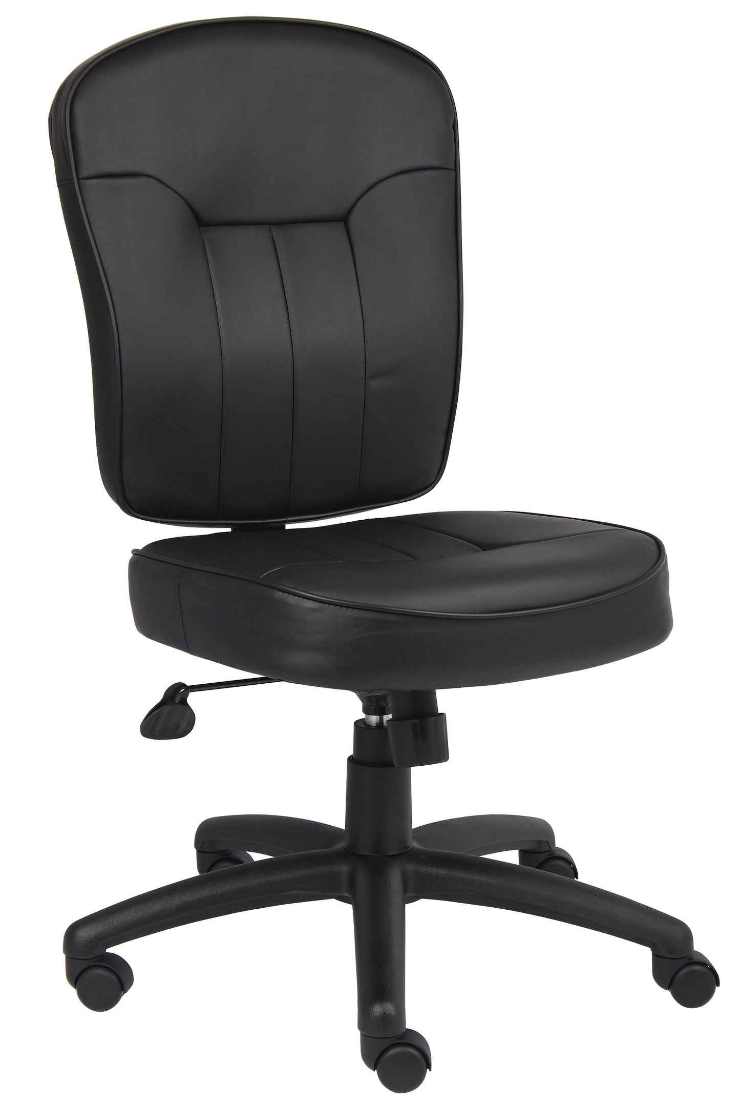 Boss Black Leather Task Chair
