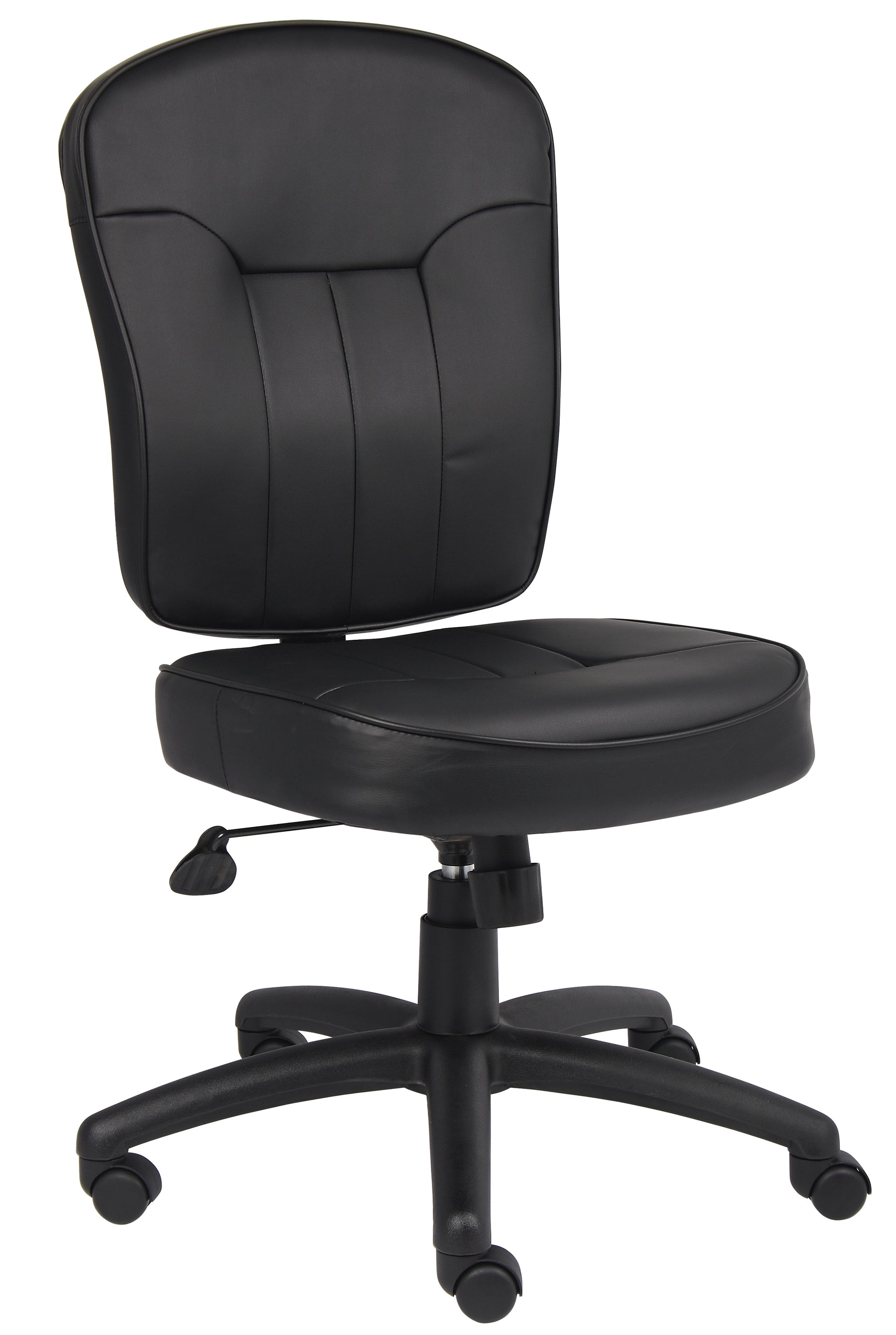 Boss Black Leather Task Chair