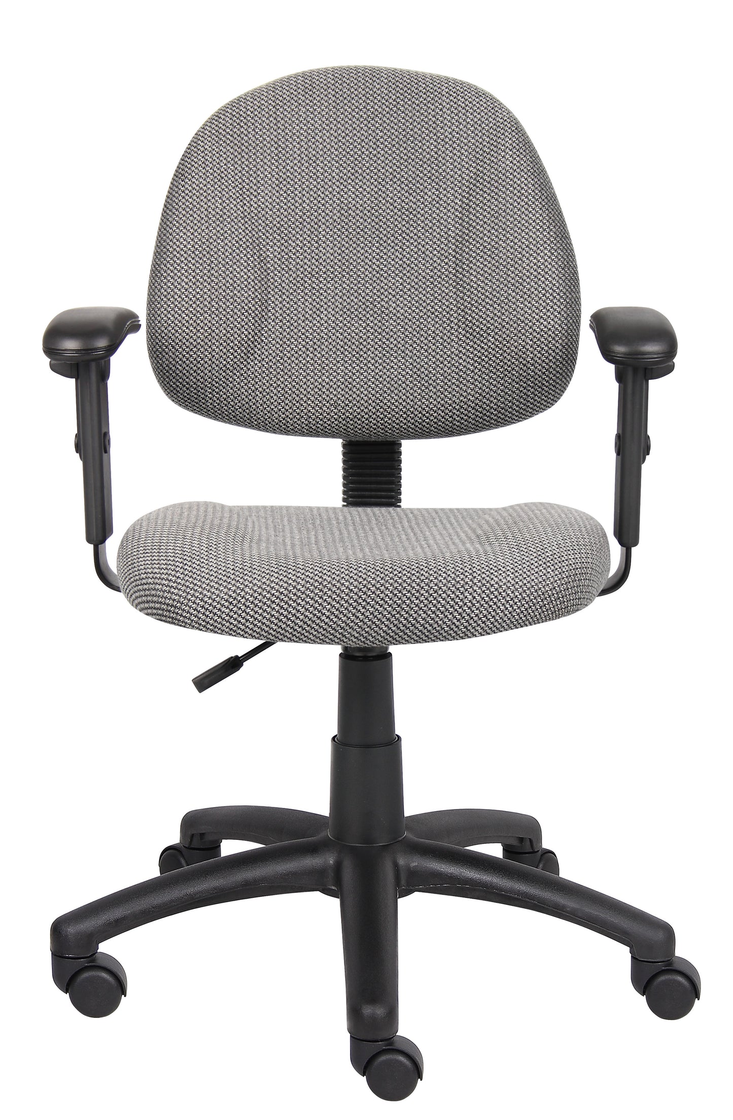 Boss Grey  Deluxe Posture Chair W/ Adjustable Arms image 4