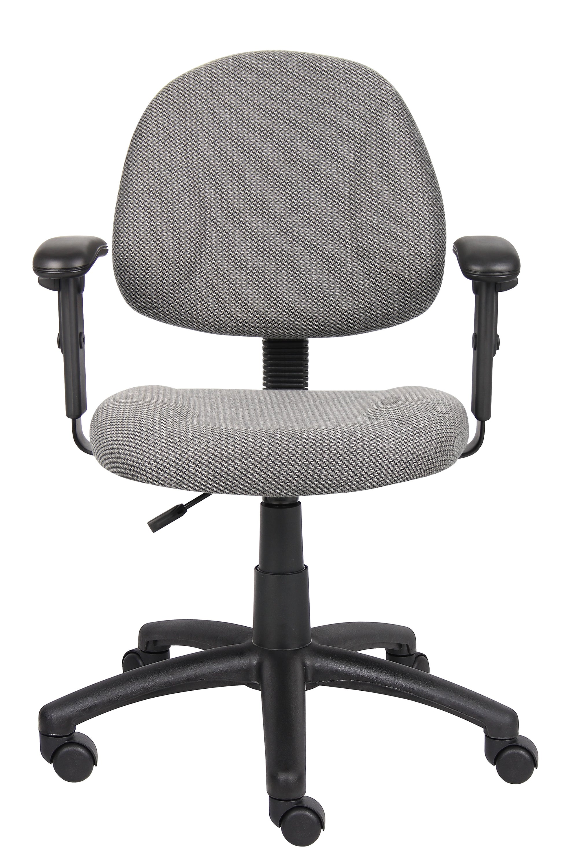 Boss Grey  Deluxe Posture Chair W/ Adjustable Arms image 4