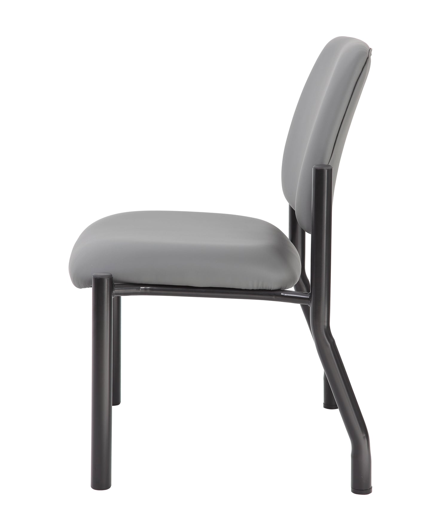 Boss Antimicrobial Armless Guest Chair, 400 lb. weight capacity image 4