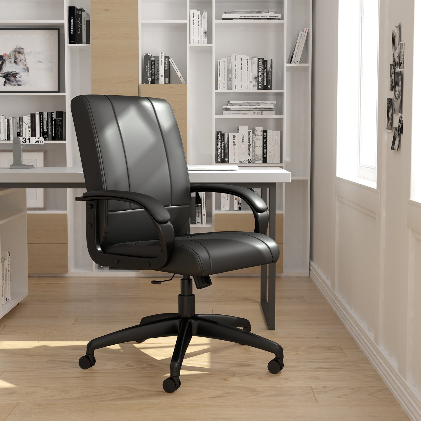 Boss CaressoftPlus Executive Mid Back Chair image 2