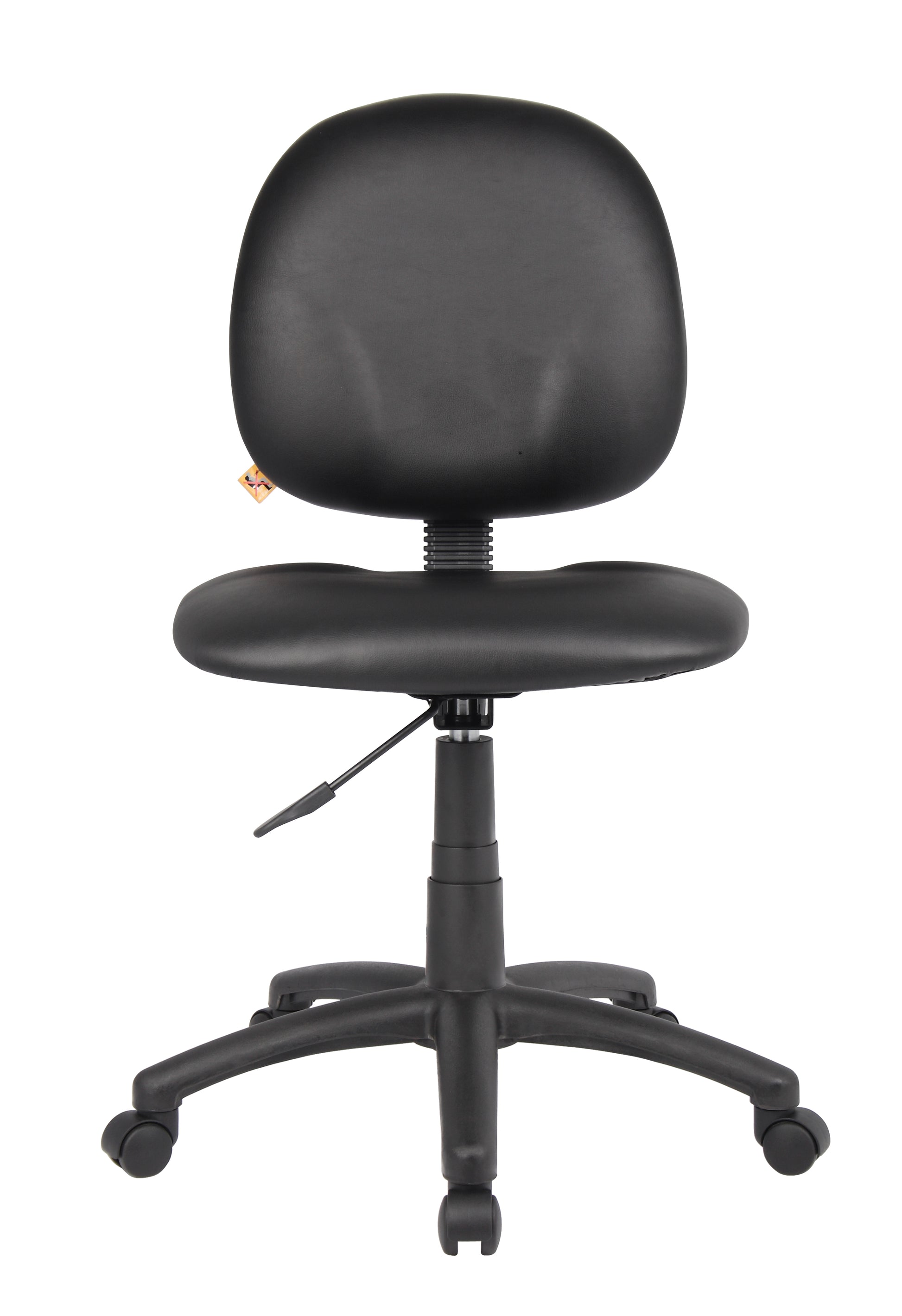 Boss Diamond Task Chair In Black Antimicrobial Vinyl image 5