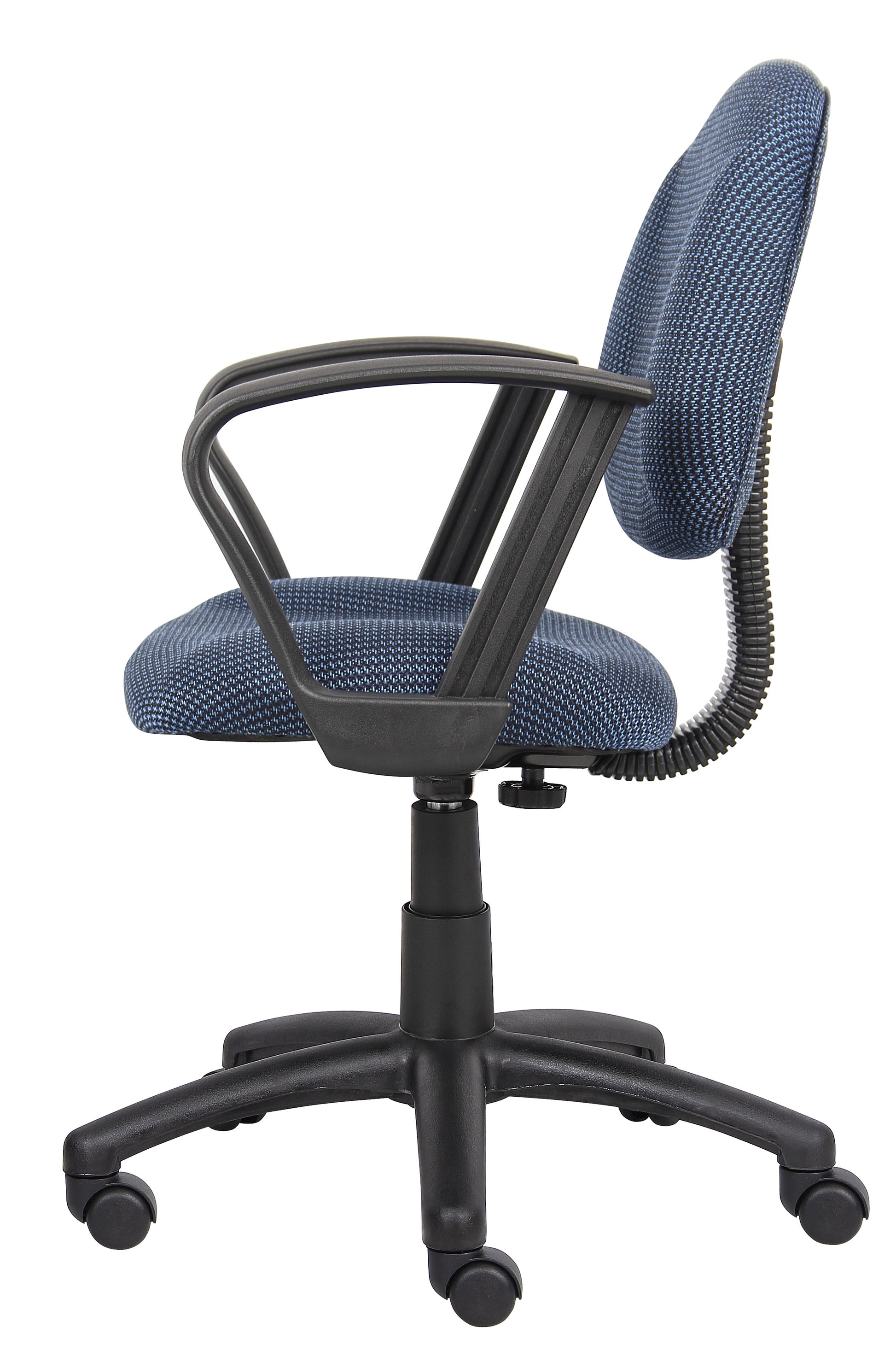 Boss Blue  Deluxe Posture Chair W/ Loop Arms image 8
