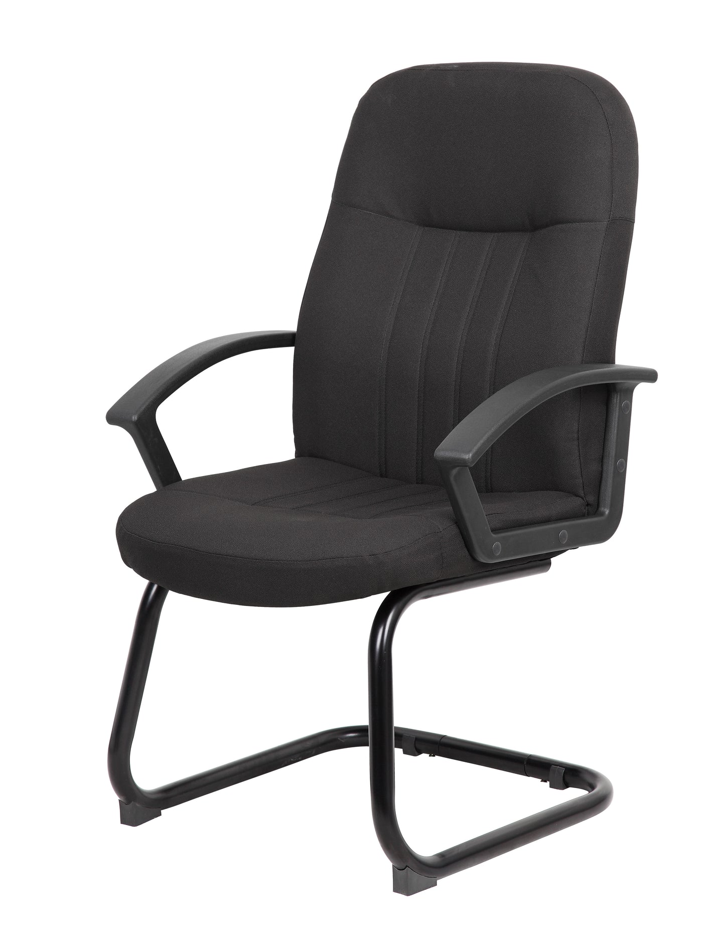Boss Mid Back Fabric Guest Chair In Black image 4