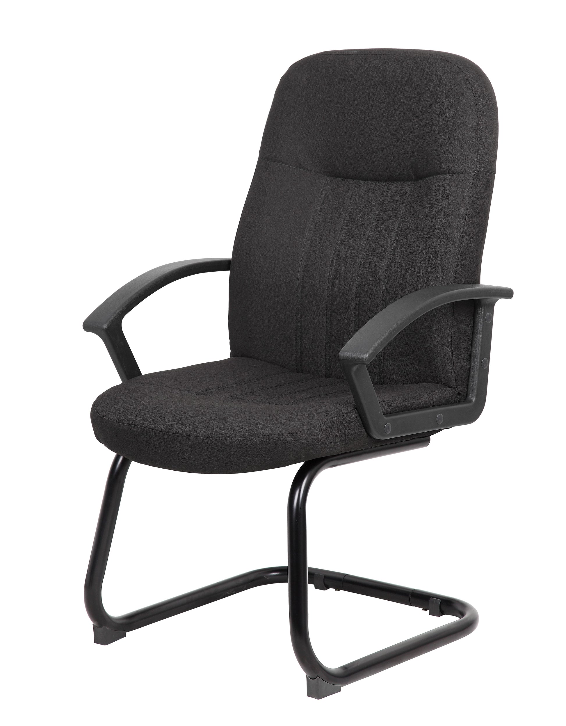 Boss Mid Back Fabric Guest Chair In Black image 4