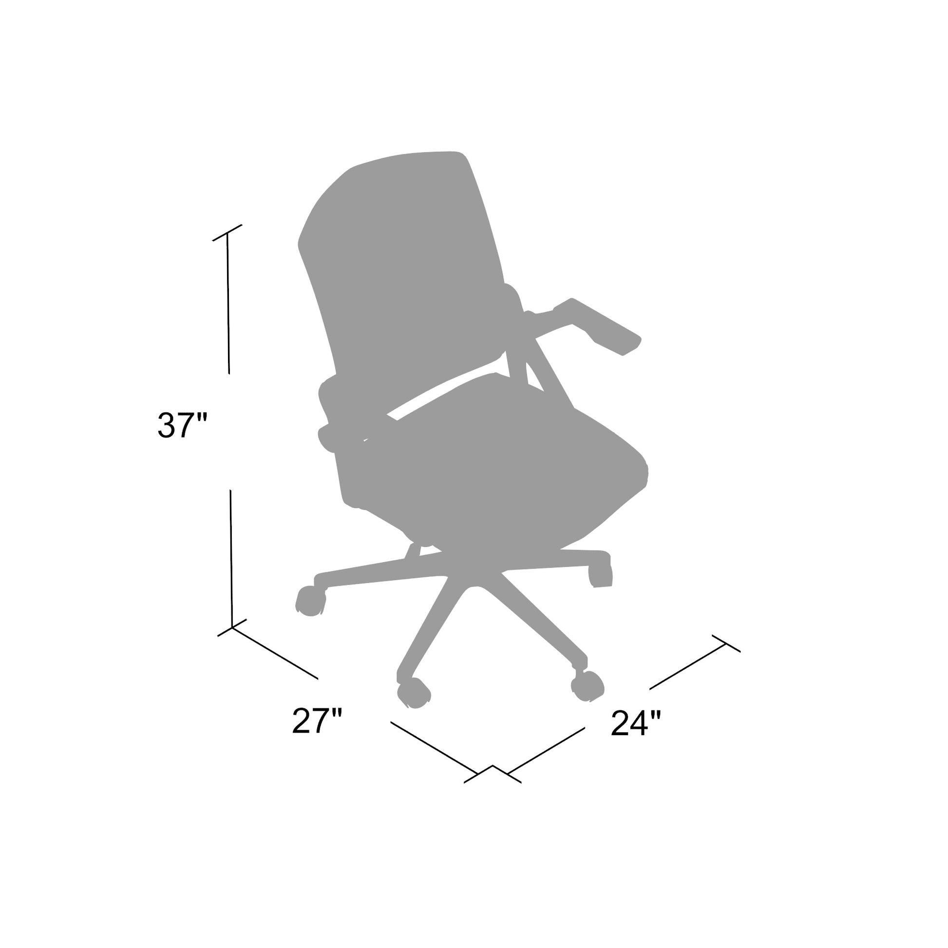 Boss Mesh Flip Arm Task Chair image 4
