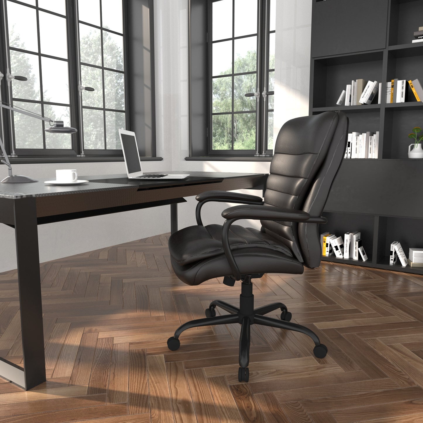 Boss Heavy Duty Double Plush CaressoftPlus Chair - 400 Lbs. image 2
