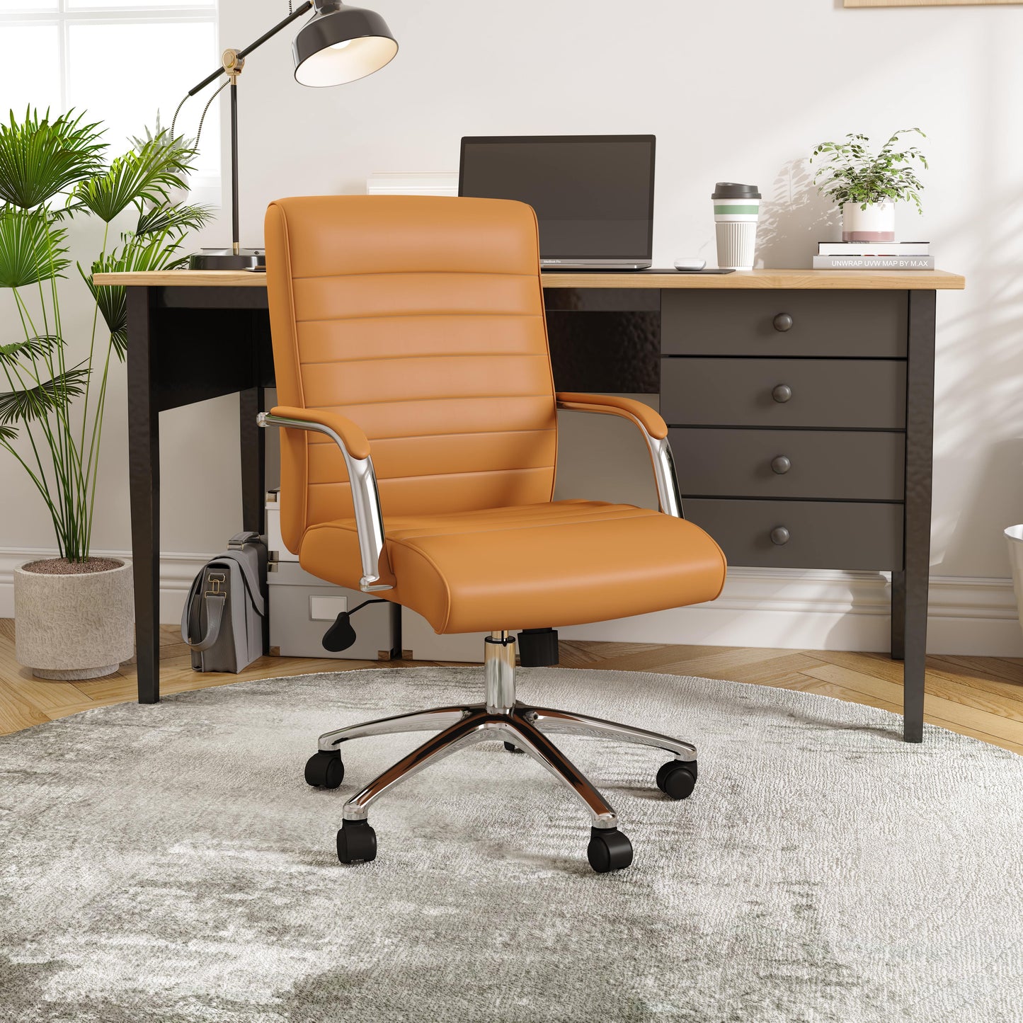 Boss Modern Executive Conference Chair - Caramel image 2