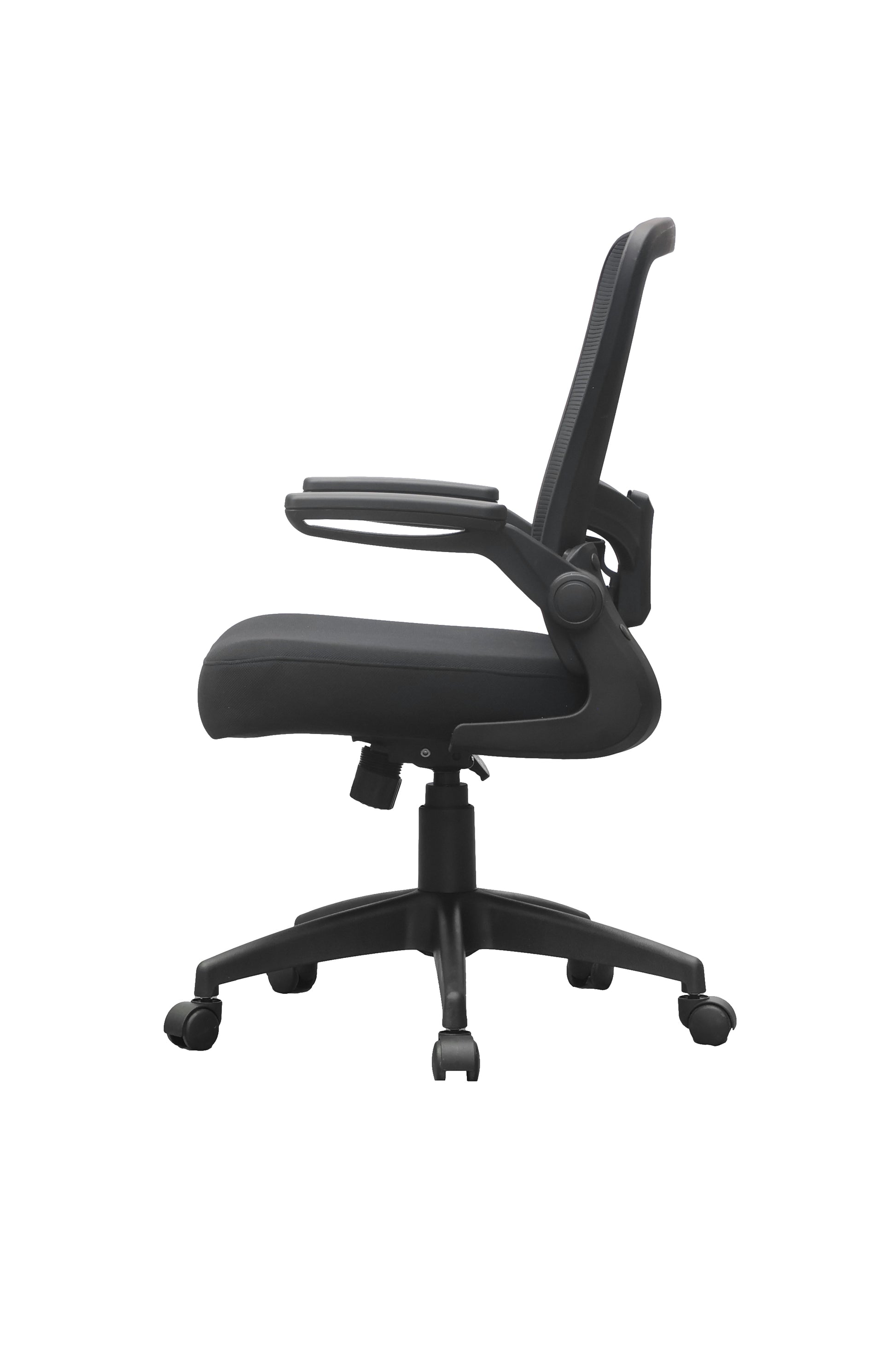 Boss Black Mesh, Flip Arm, Task Chair, Black Frame image 7
