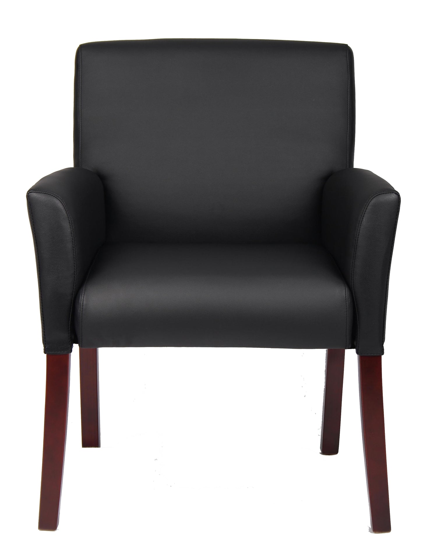 Boss Box Arm guest, accent or dining chair W/Mahogany Finish image 6
