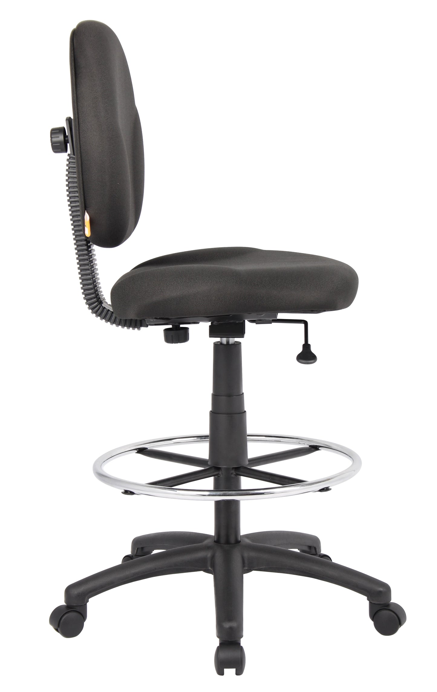 Boss Black Fabric Drafting Stools W/Footring image 7