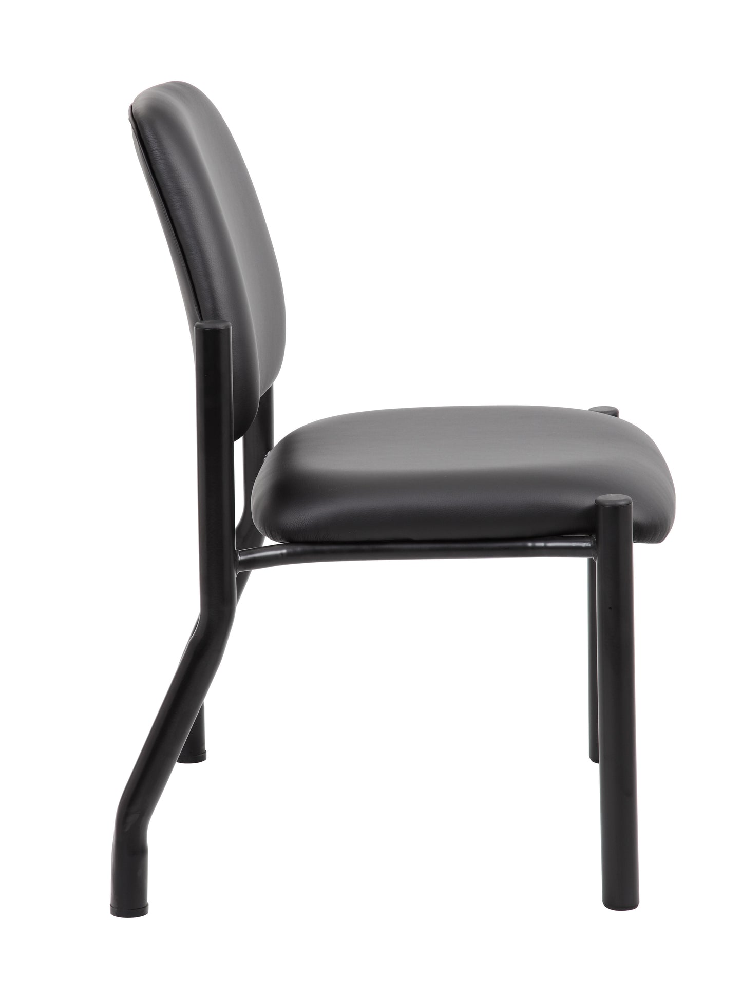 Boss Antimicrobial Armless Guest Chair, 300 lb. weight capacity image 8