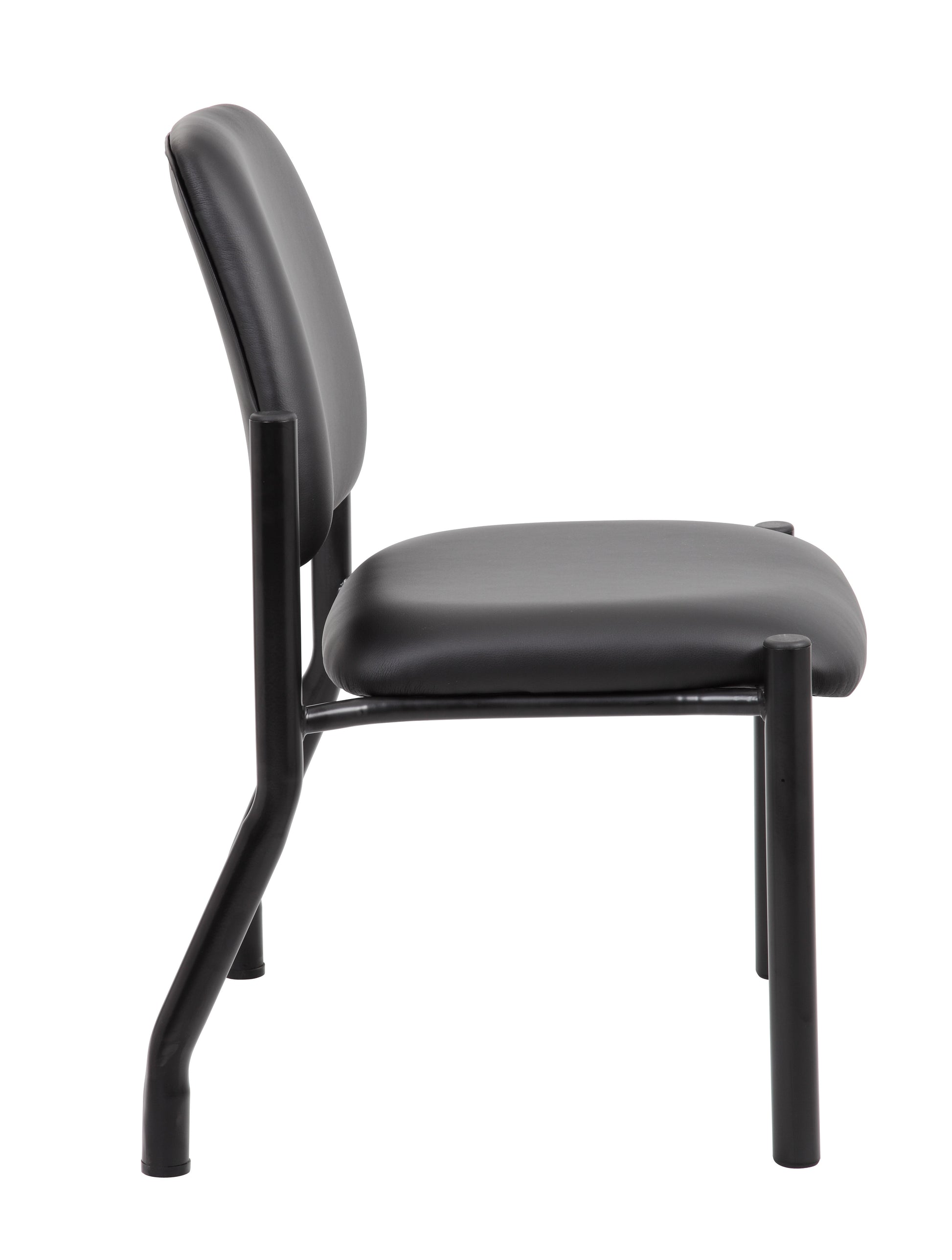 Boss Antimicrobial Armless Guest Chair, 300 lb. weight capacity image 8