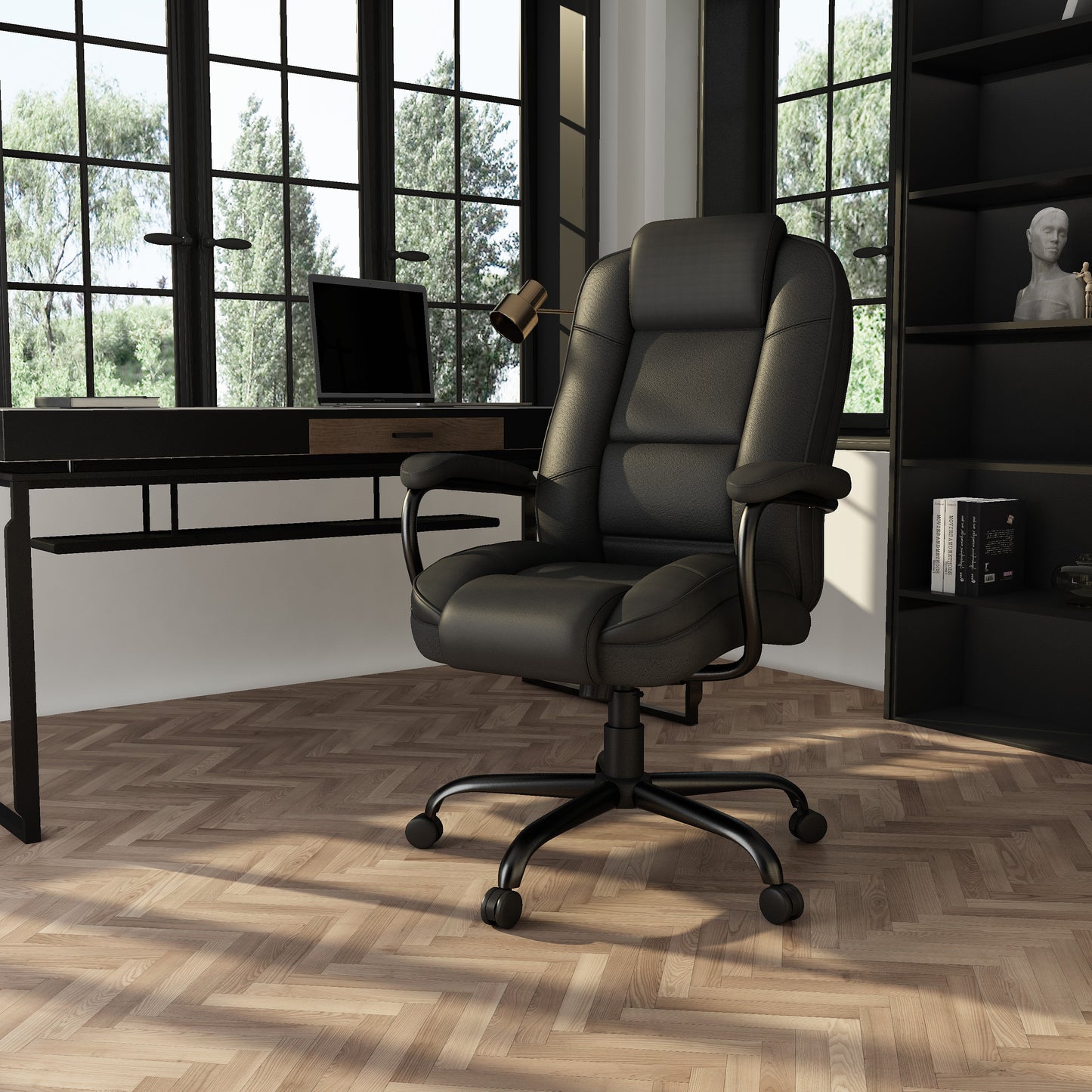 Boss Heavy Duty Executive Chair - 400 lbs image 2