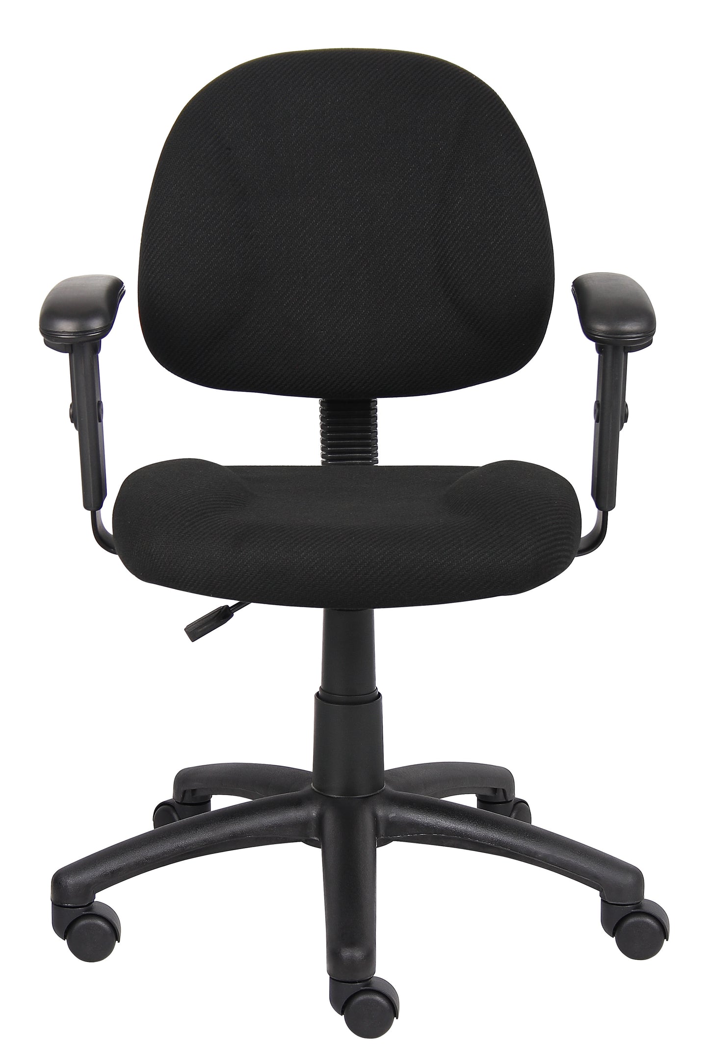 Boss Black  Deluxe Posture Chair W/ Adjustable Arms image 6