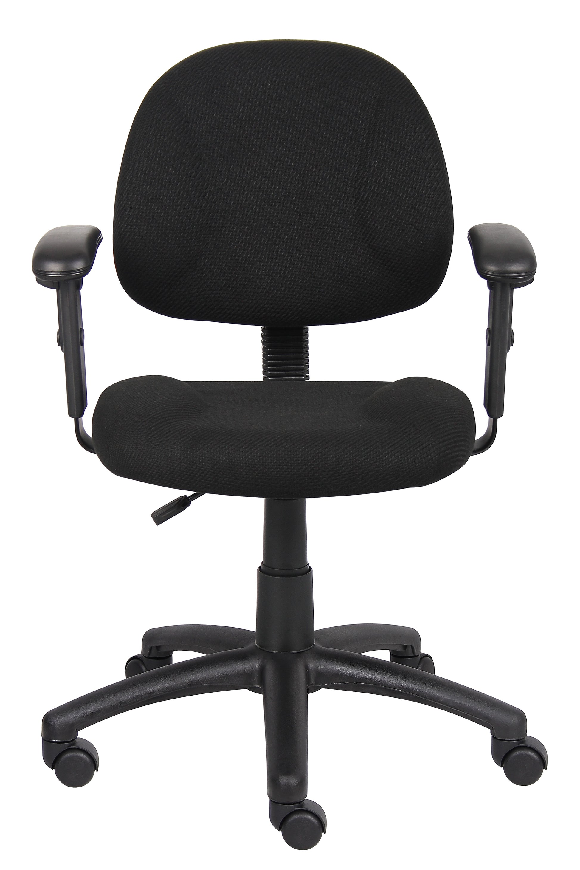 Boss Black  Deluxe Posture Chair W/ Adjustable Arms image 6