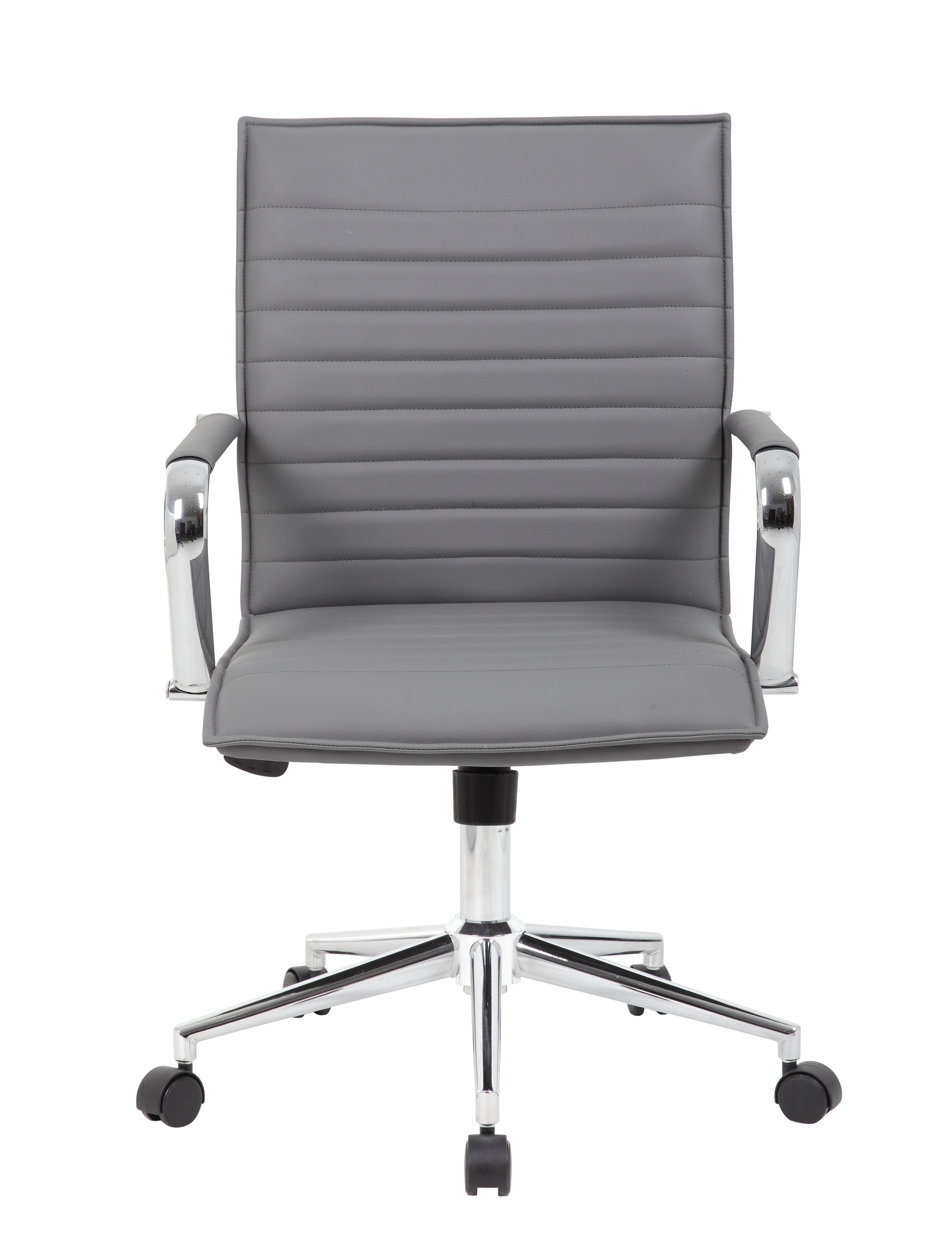 Boss Grey Vinyl Hospitality Chair image 7
