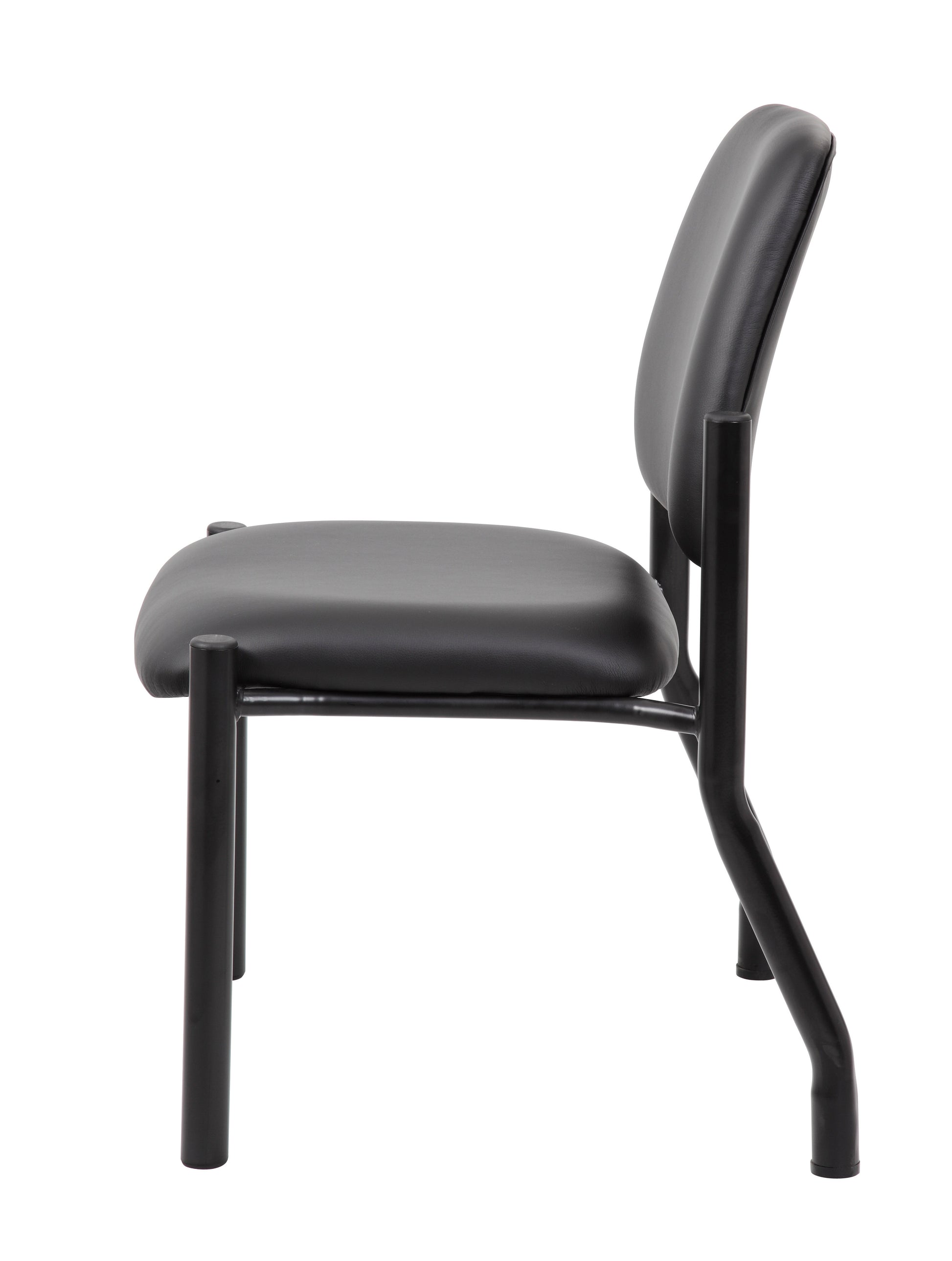 Boss Antimicrobial Armless Guest Chair, 300 lb. weight capacity image 7