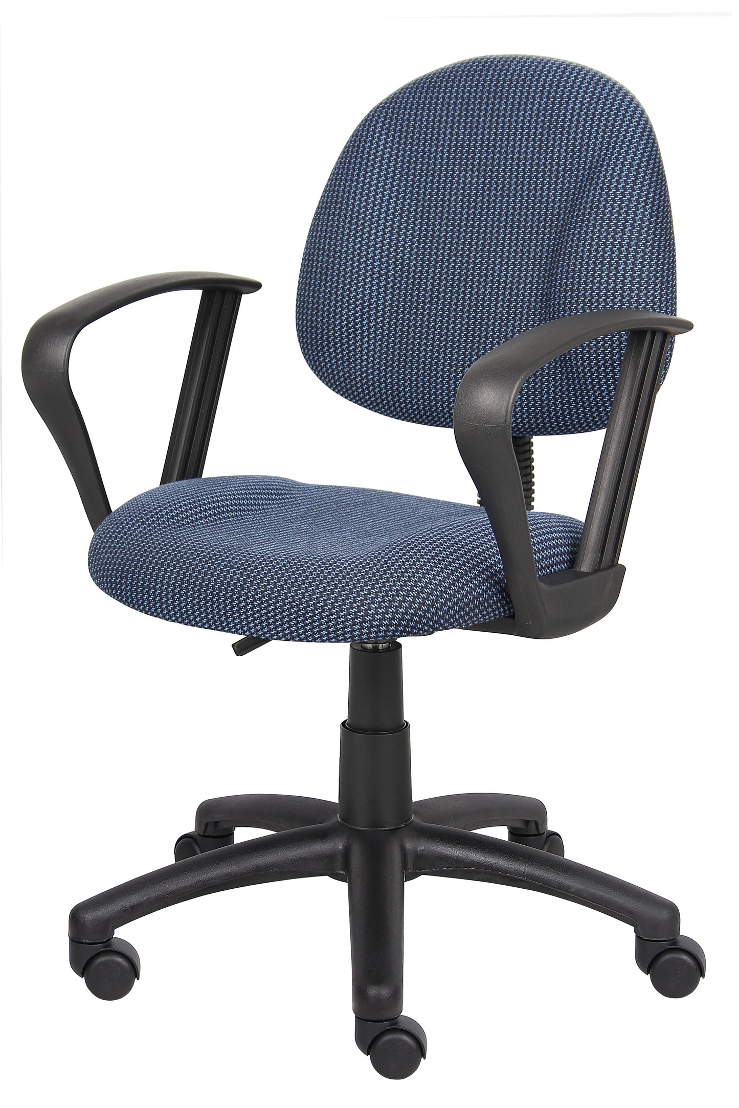 Boss Blue  Deluxe Posture Chair W/ Loop Arms image 6