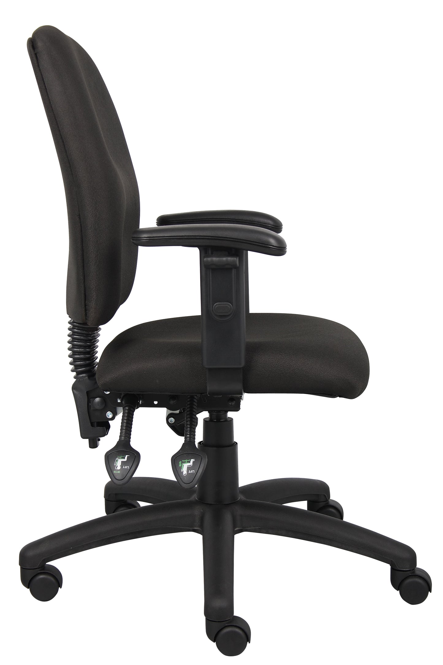 Boss Multi-Function Fabric Task Chair W/ Adjustable Arms image 6