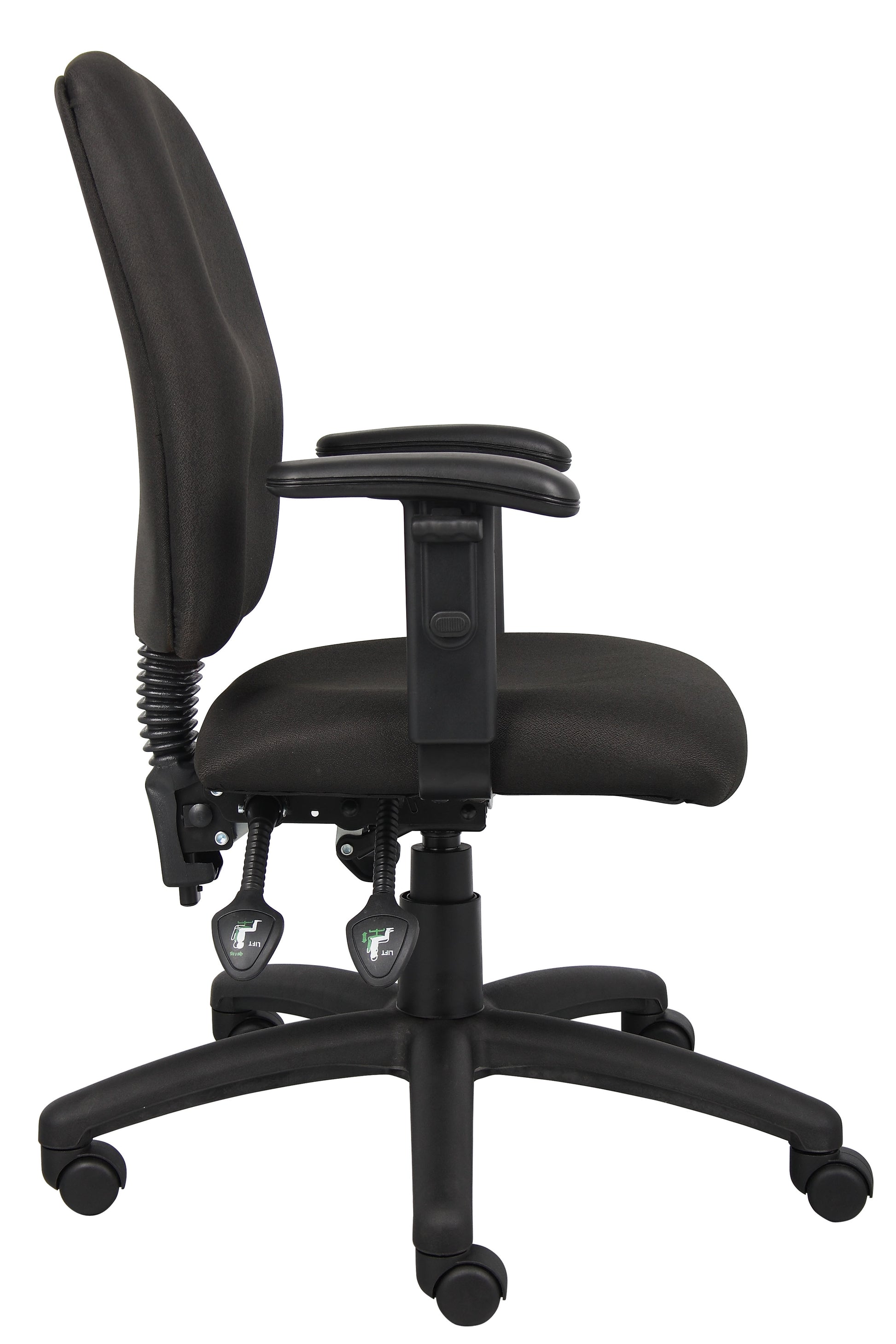 Boss Multi-Function Fabric Task Chair W/ Adjustable Arms image 6