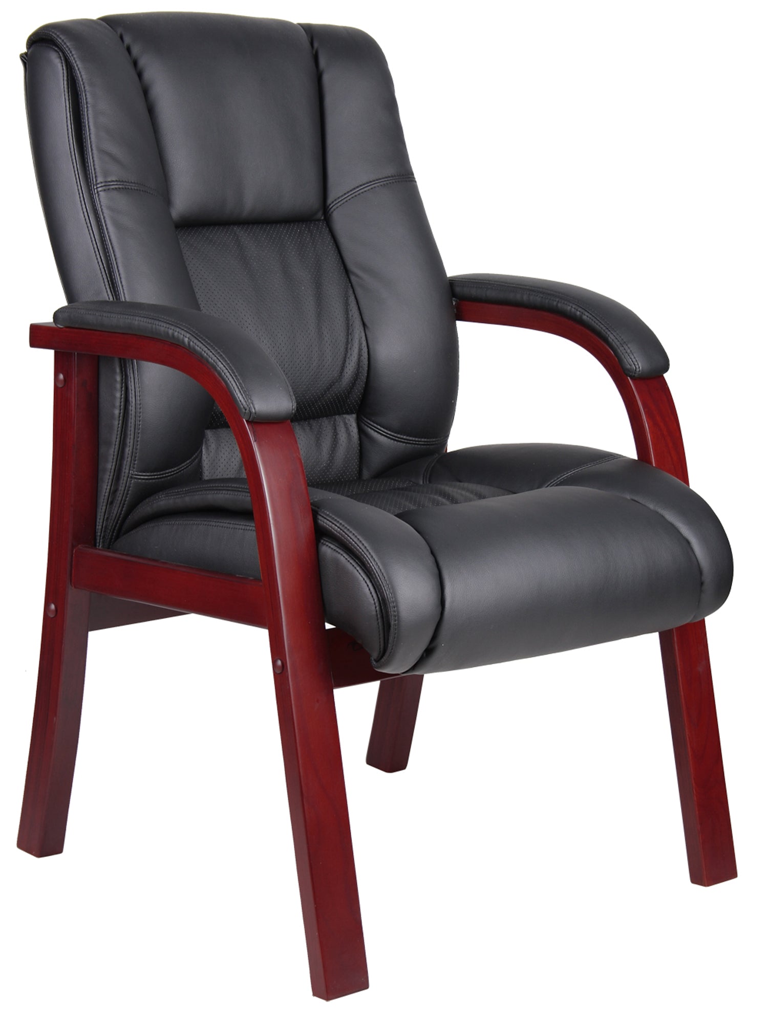Boss Mid Back Wood Finished guest, accent or dining chair image 6
