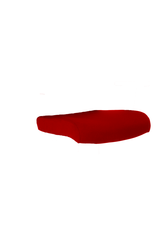 Mesh fabric seat cover, Red
