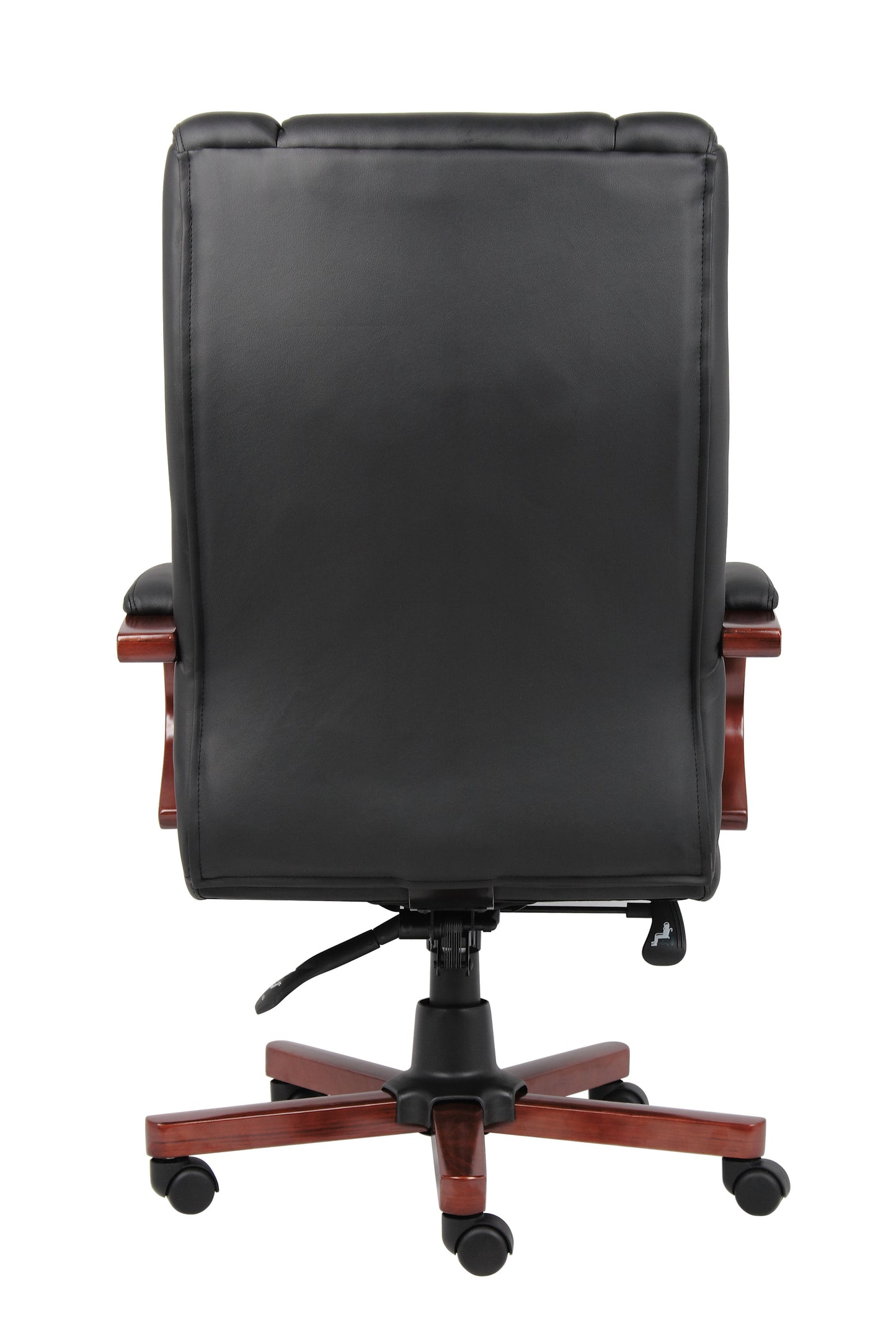 Boss High Back Executive Wood Finished Chair, Cherry image 5
