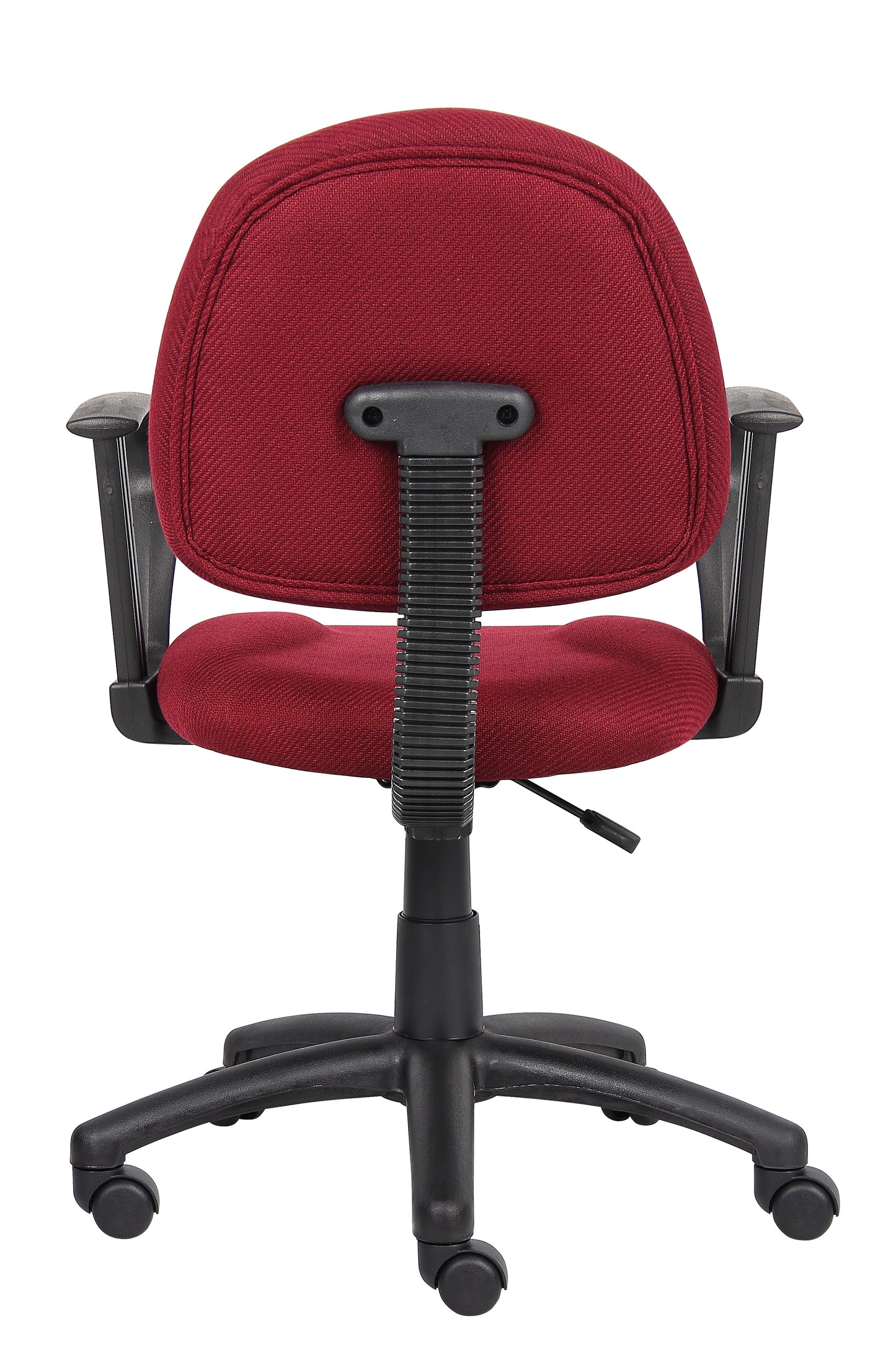 Boss Burgundy  Deluxe Posture Chair W/ Loop Arms image 4