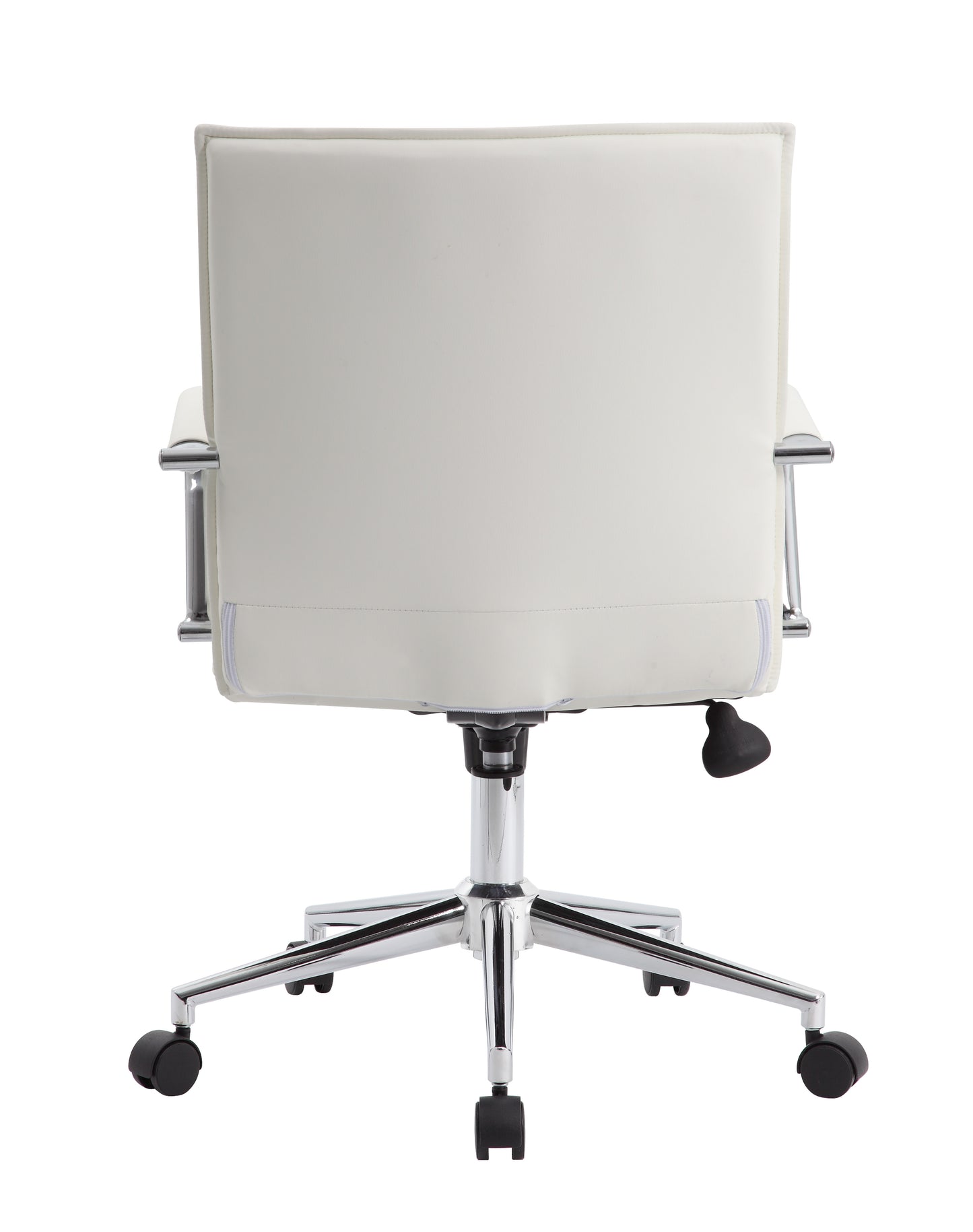 Boss White Vinyl Hospitality Chair image 7