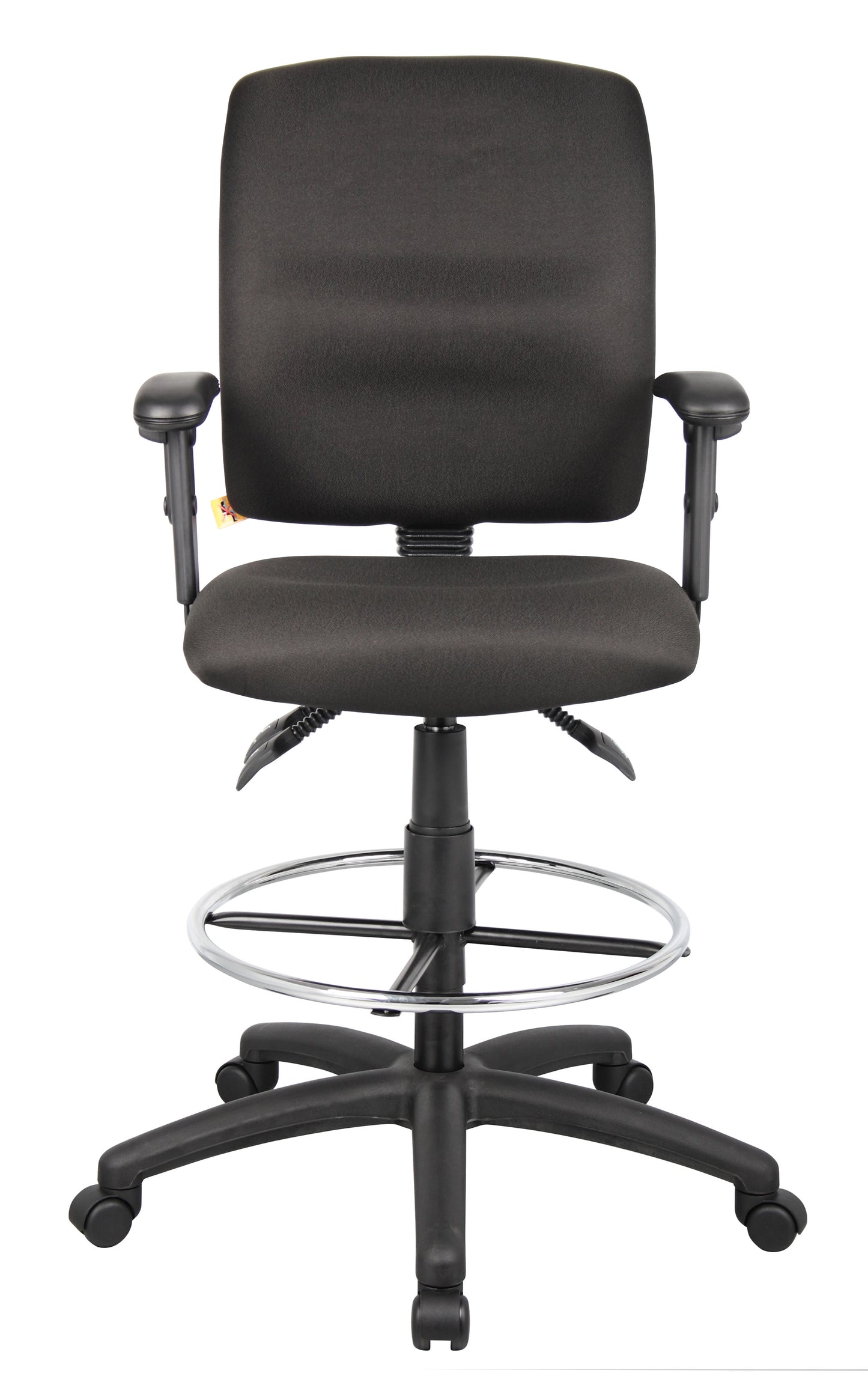 Boss Multi-Function Fabric Drafting Stool W/ Adjustable Arms image 5