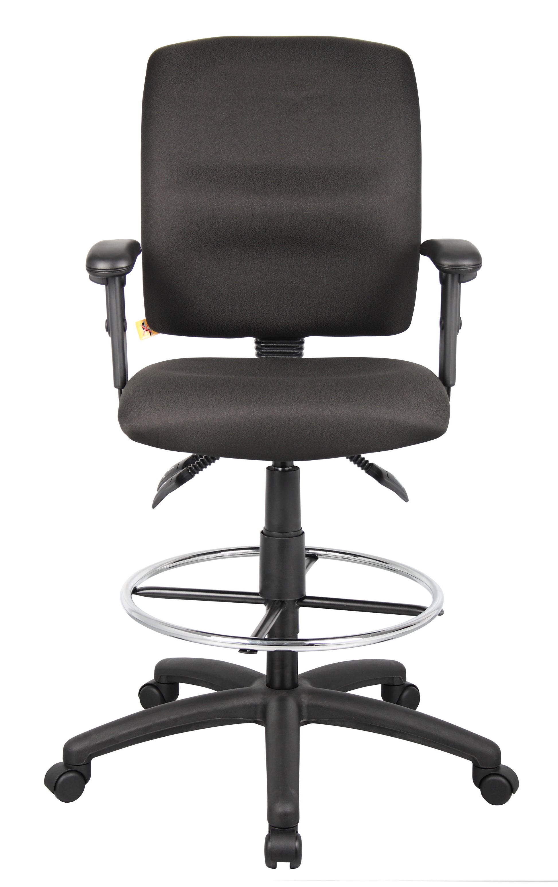 Boss Multi-Function Fabric Drafting Stool W/ Adjustable Arms image 5