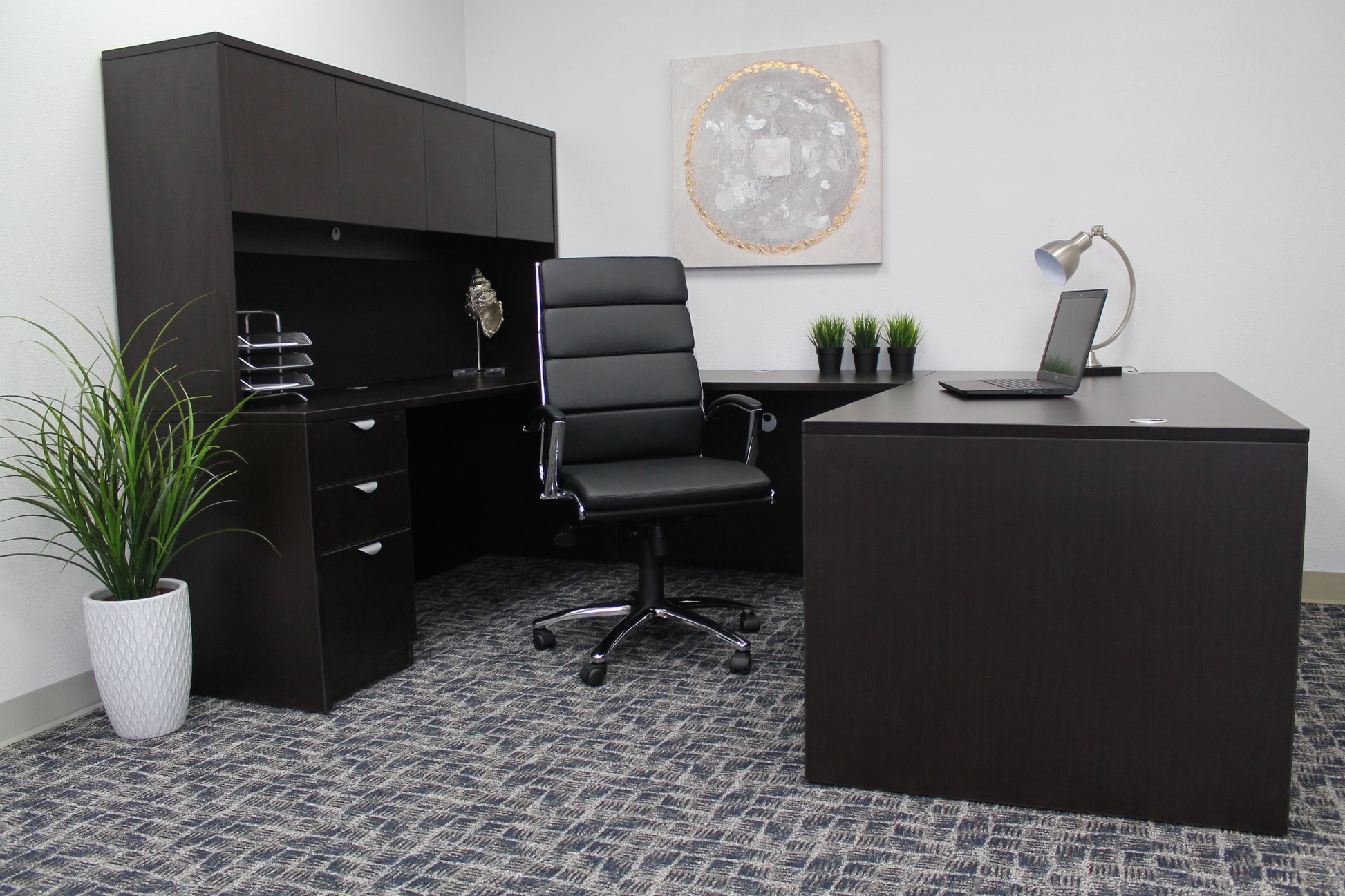 Boss Executive CaressoftPlus Chair with Metal Chrome Finish image 9
