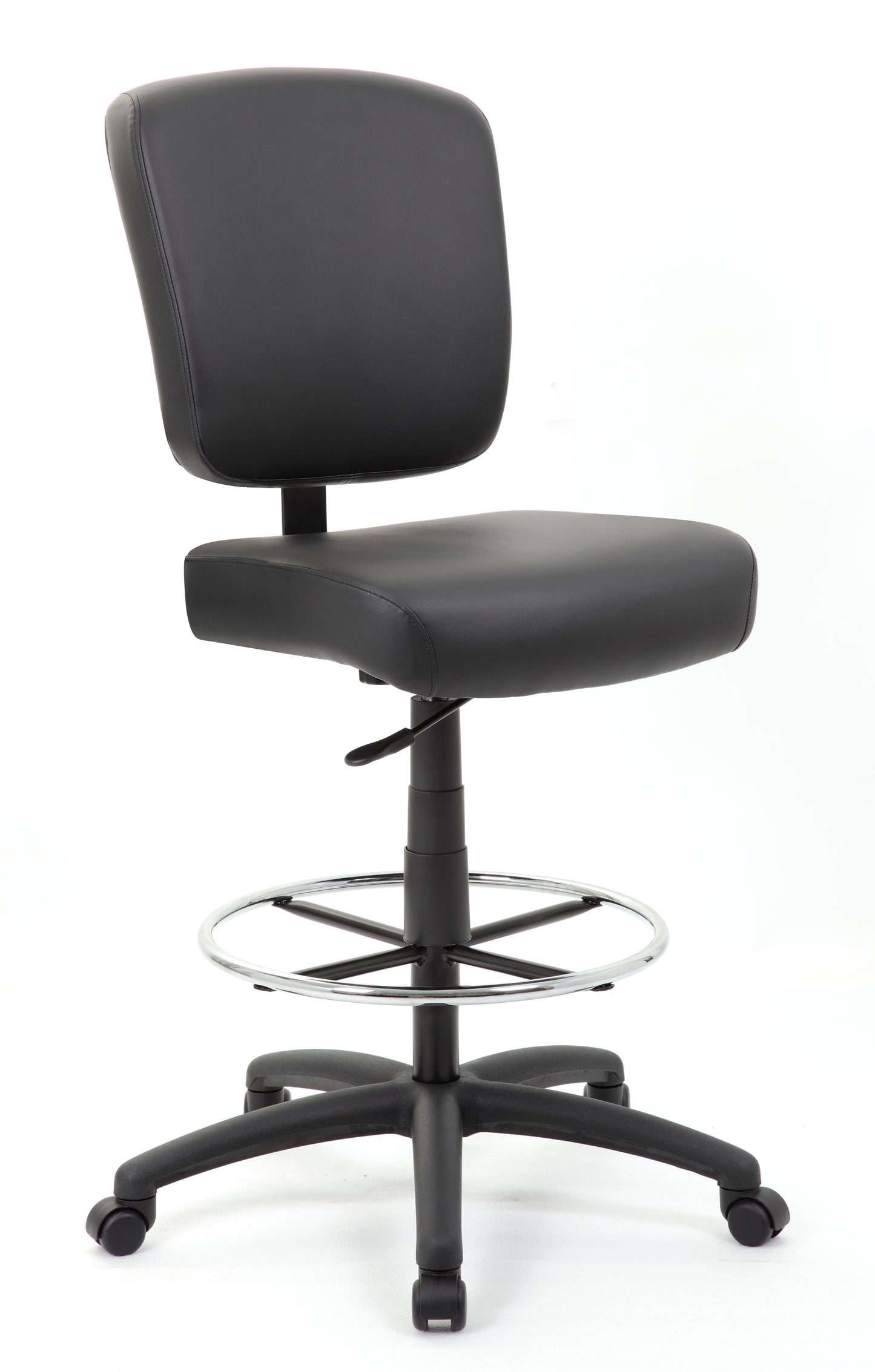 Boss 300 lb Heavy Duty Office Stool, Black