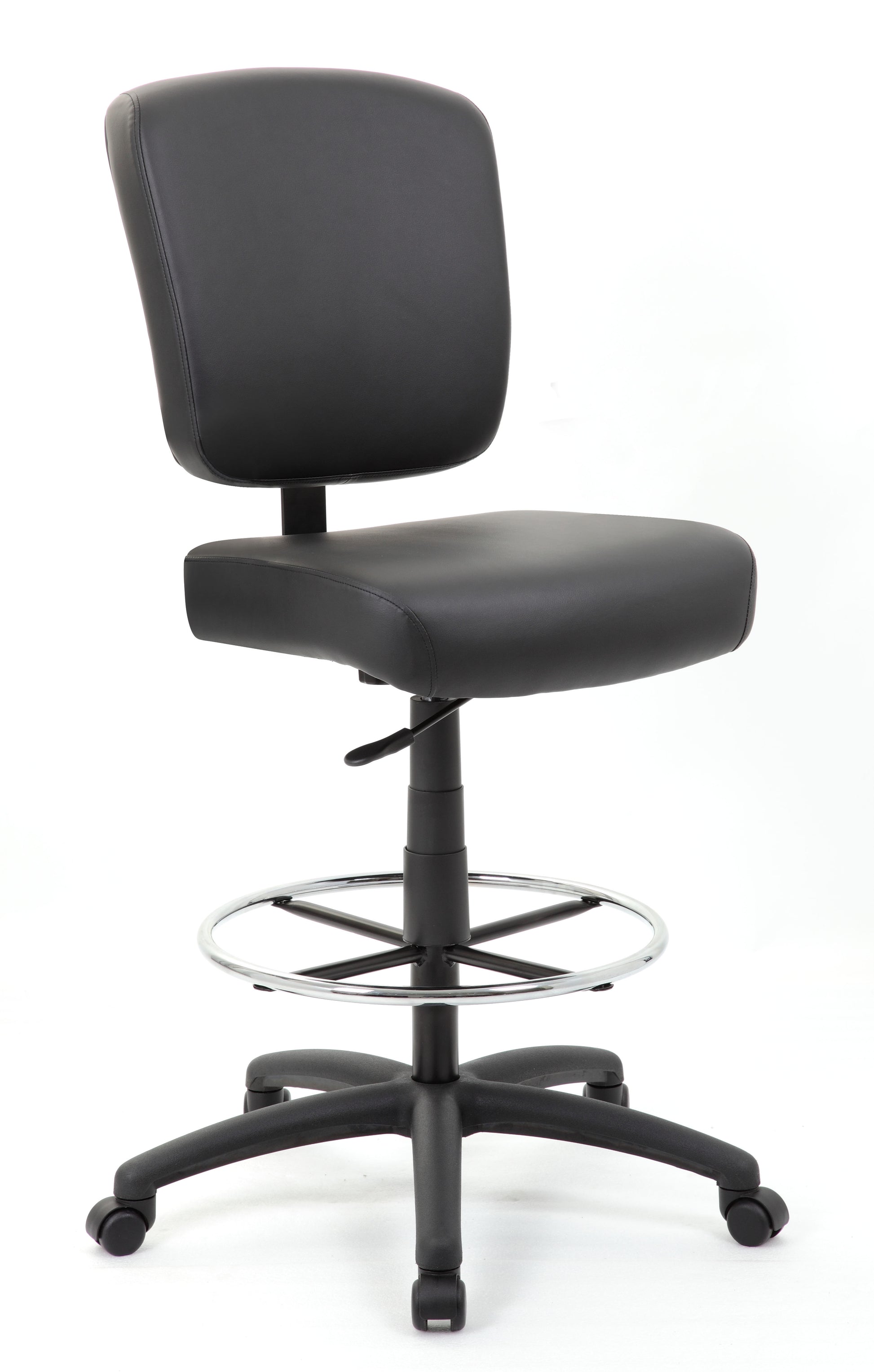 Boss 300 lb Heavy Duty Office Stool, Black